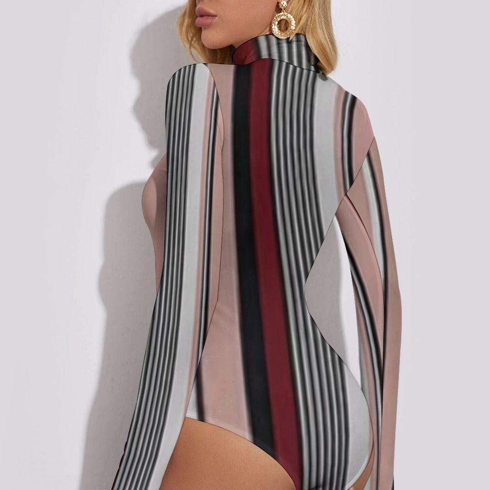 FZ Women's Turtleneck Long Sleeve Bodysuit - FZwear