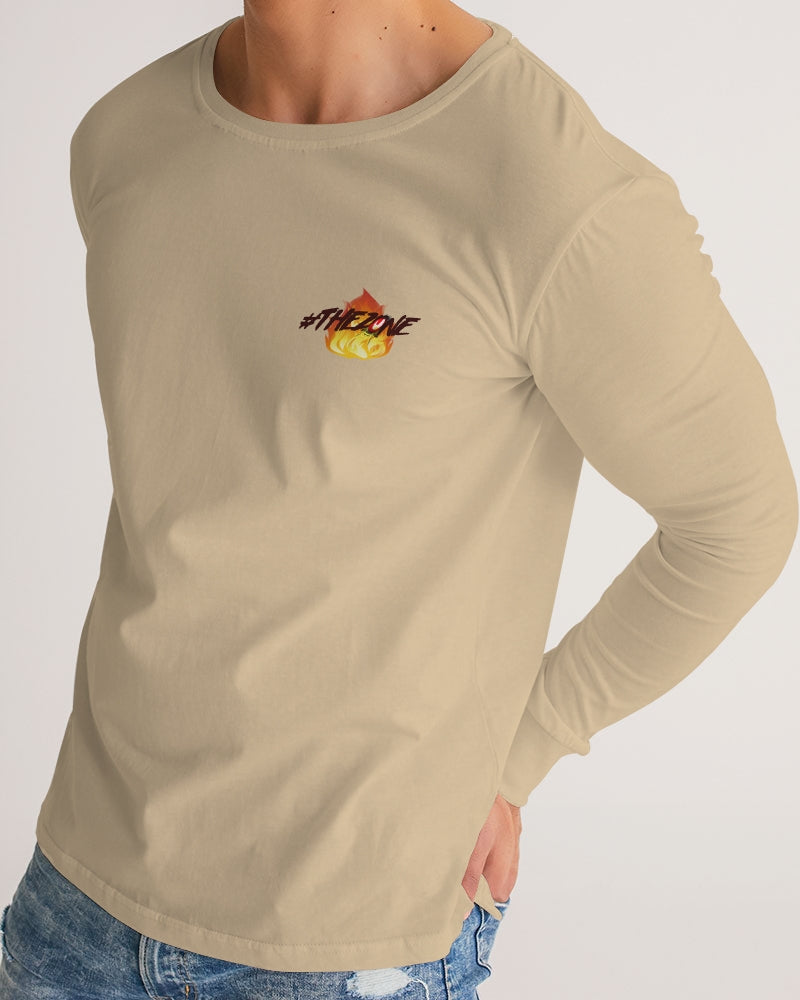 the beige zone men's long sleeve tee