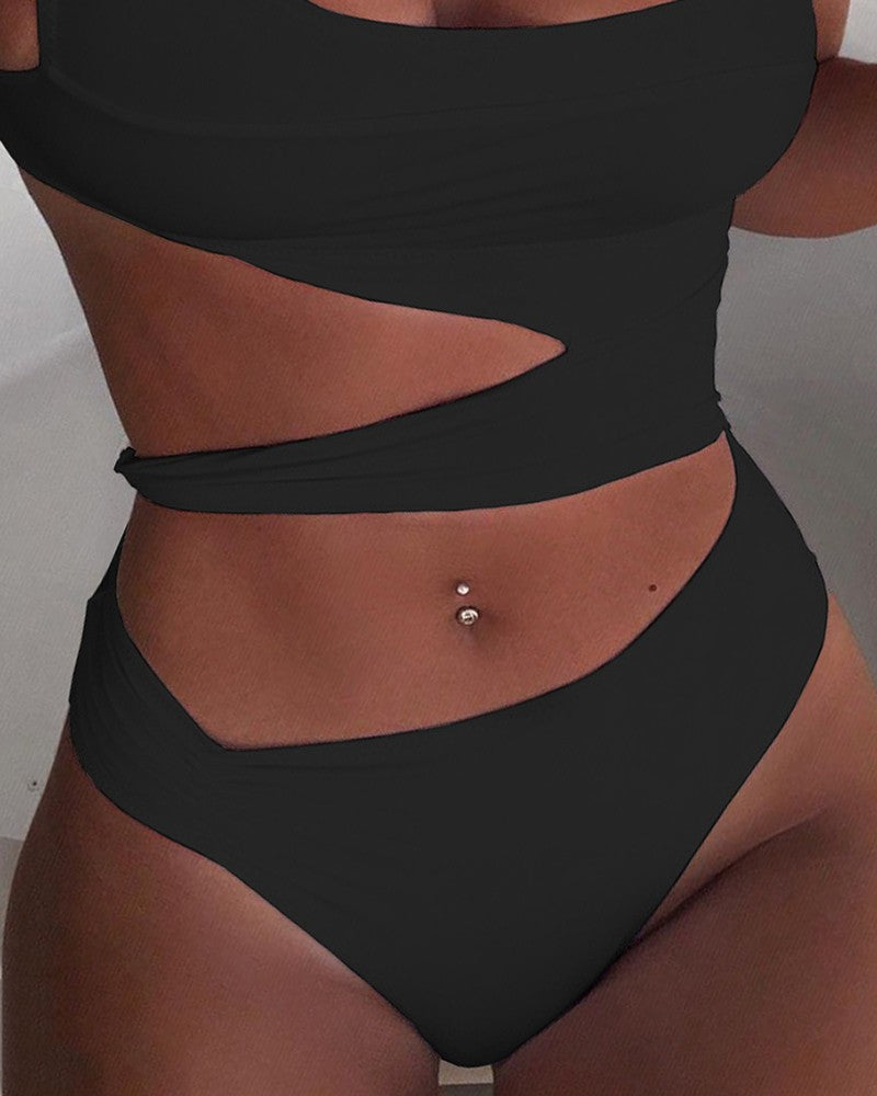 FZ Women's Asymmetrical One Piece Swimsuit - FZwear