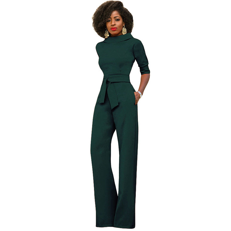 FZ Women High Waist Wide Leg Jumpsuit - FZwear