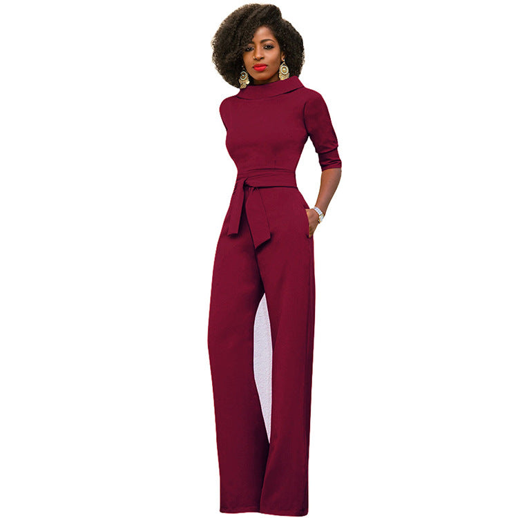 FZ Women High Waist Wide Leg Jumpsuit - FZwear