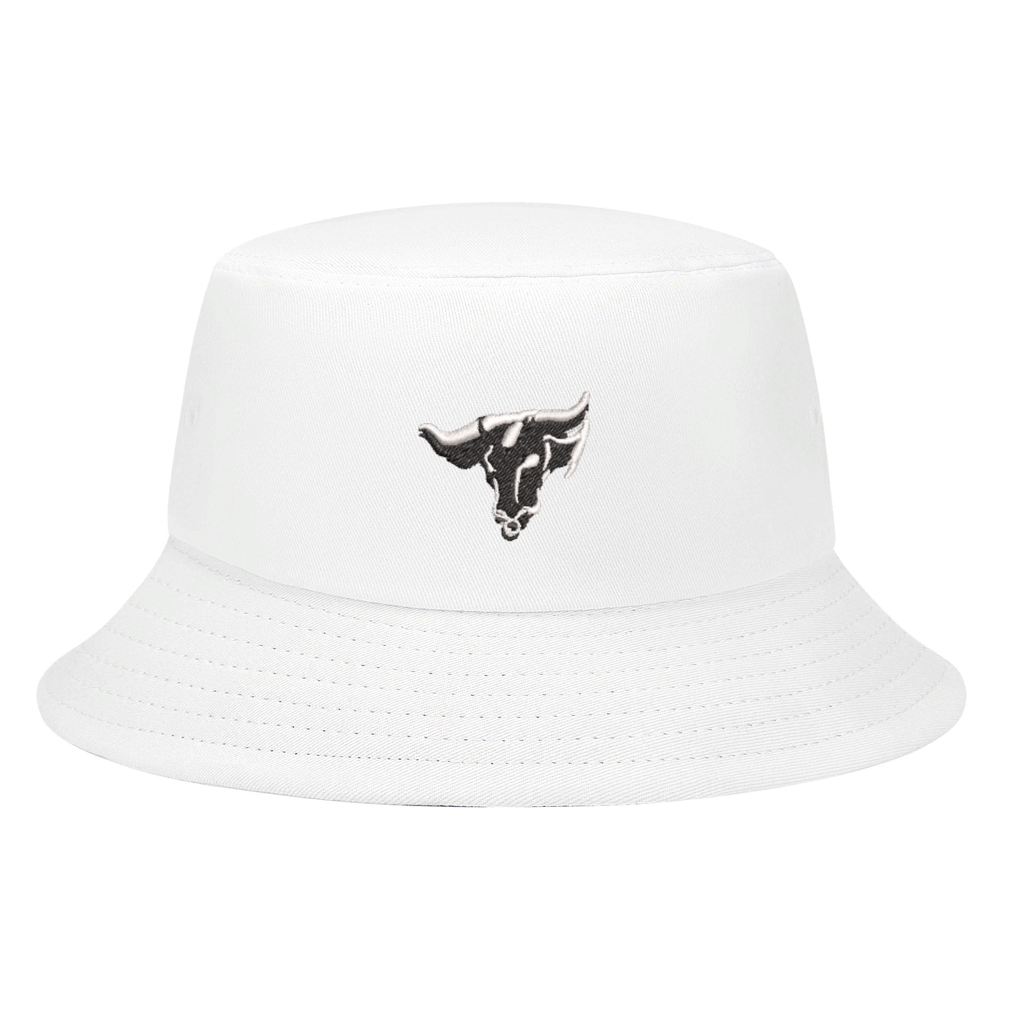 fz embroidered bucket hats white / universal