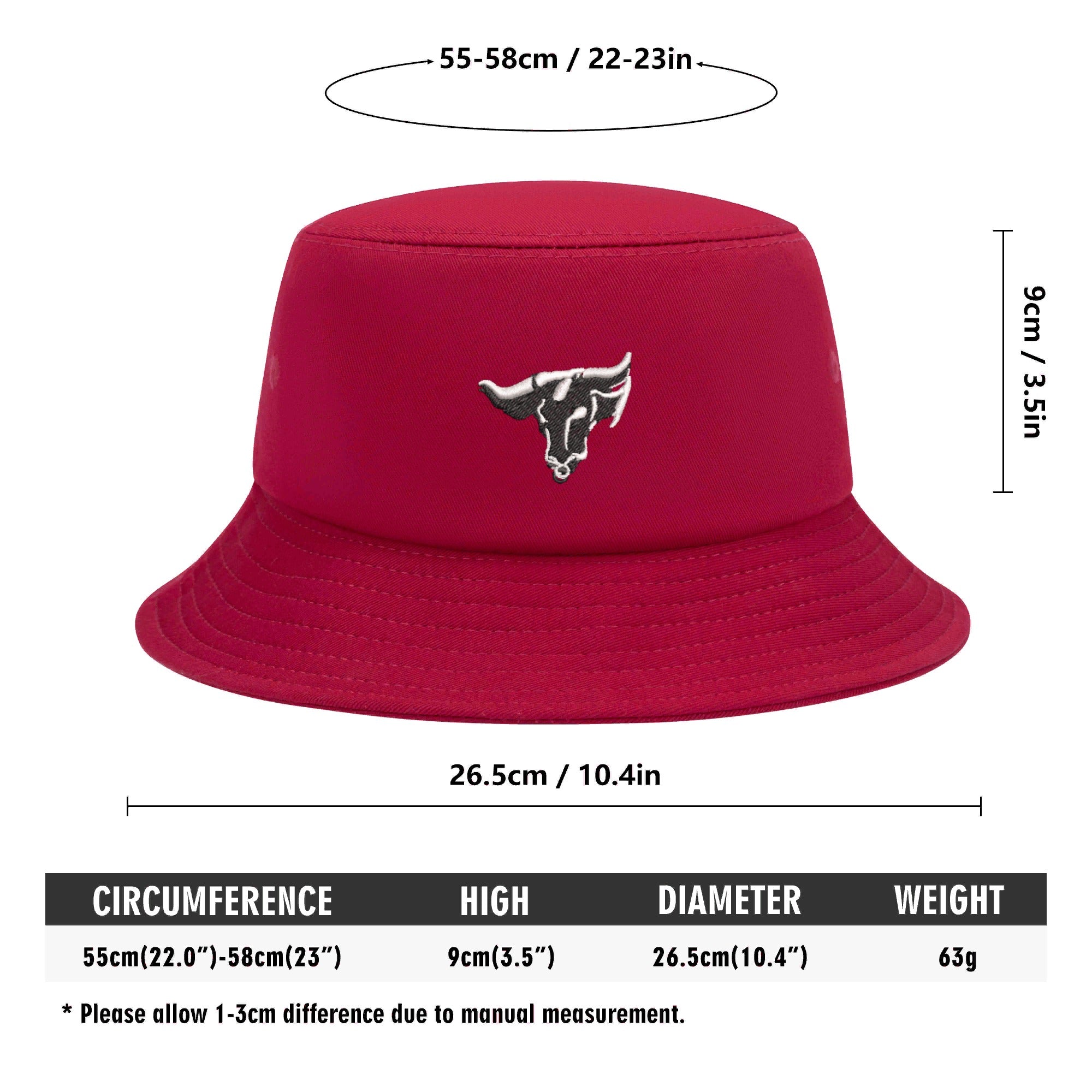 fz embroidered bucket hats