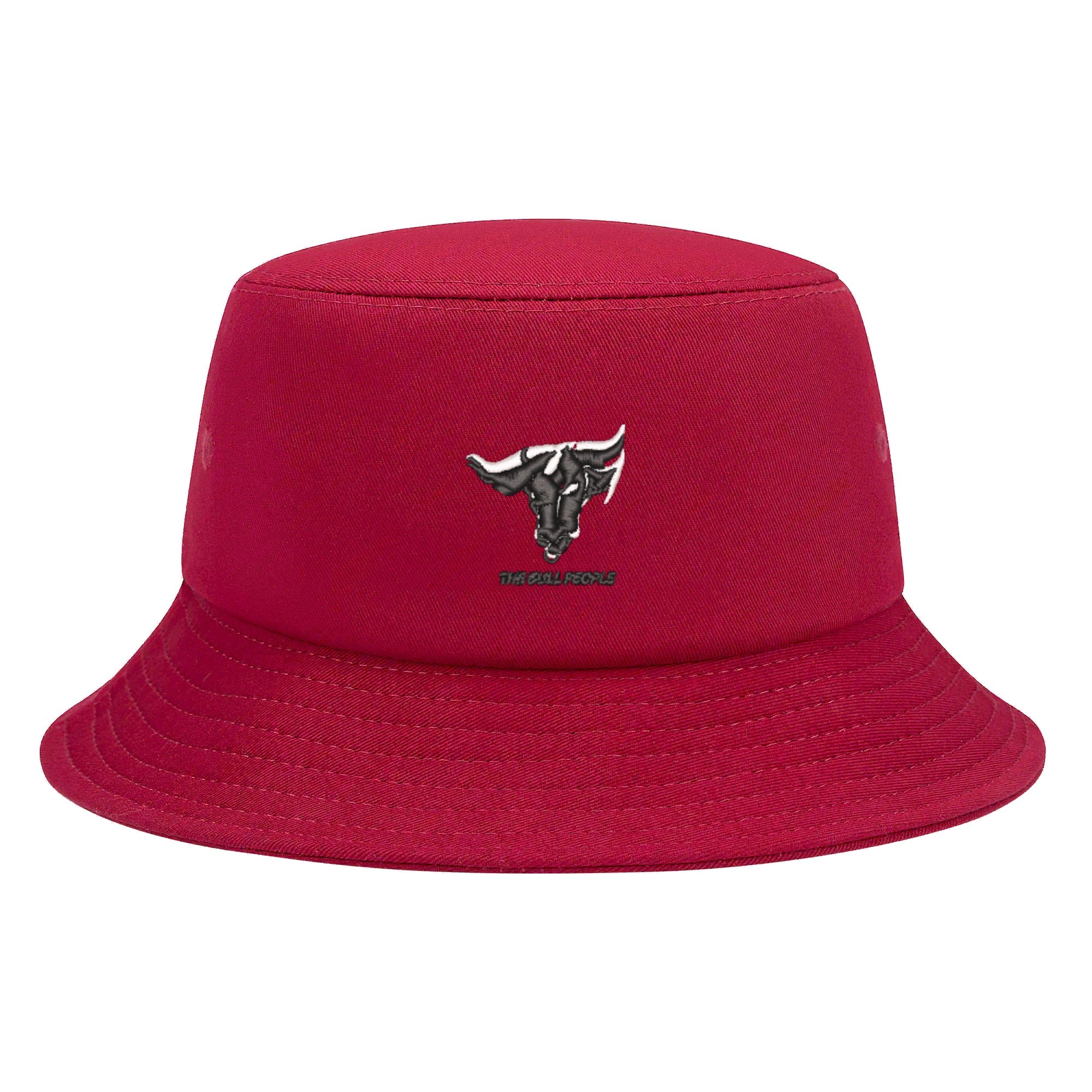 fz embroidered bucket hats red / universal