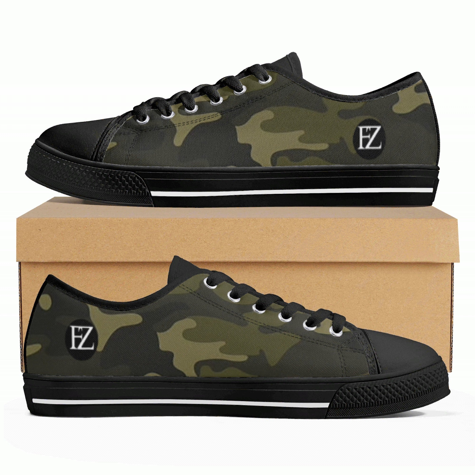 fz men's low top canvas shoes