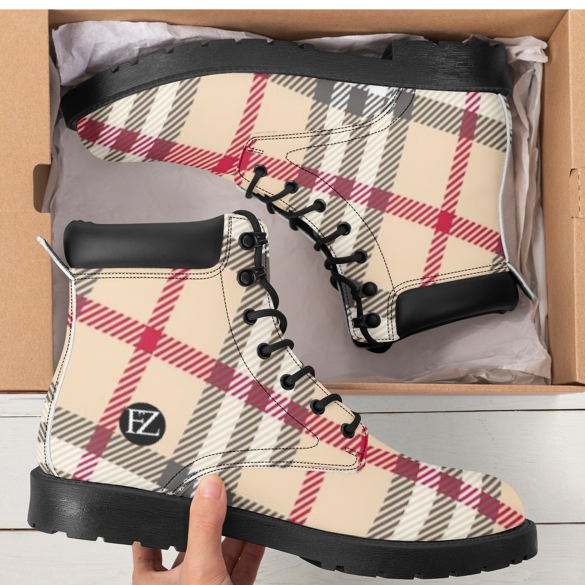 fz women's all season leather boots