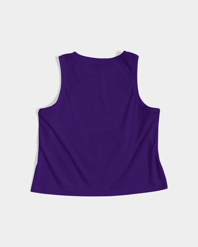 purple flite women's cropped tank