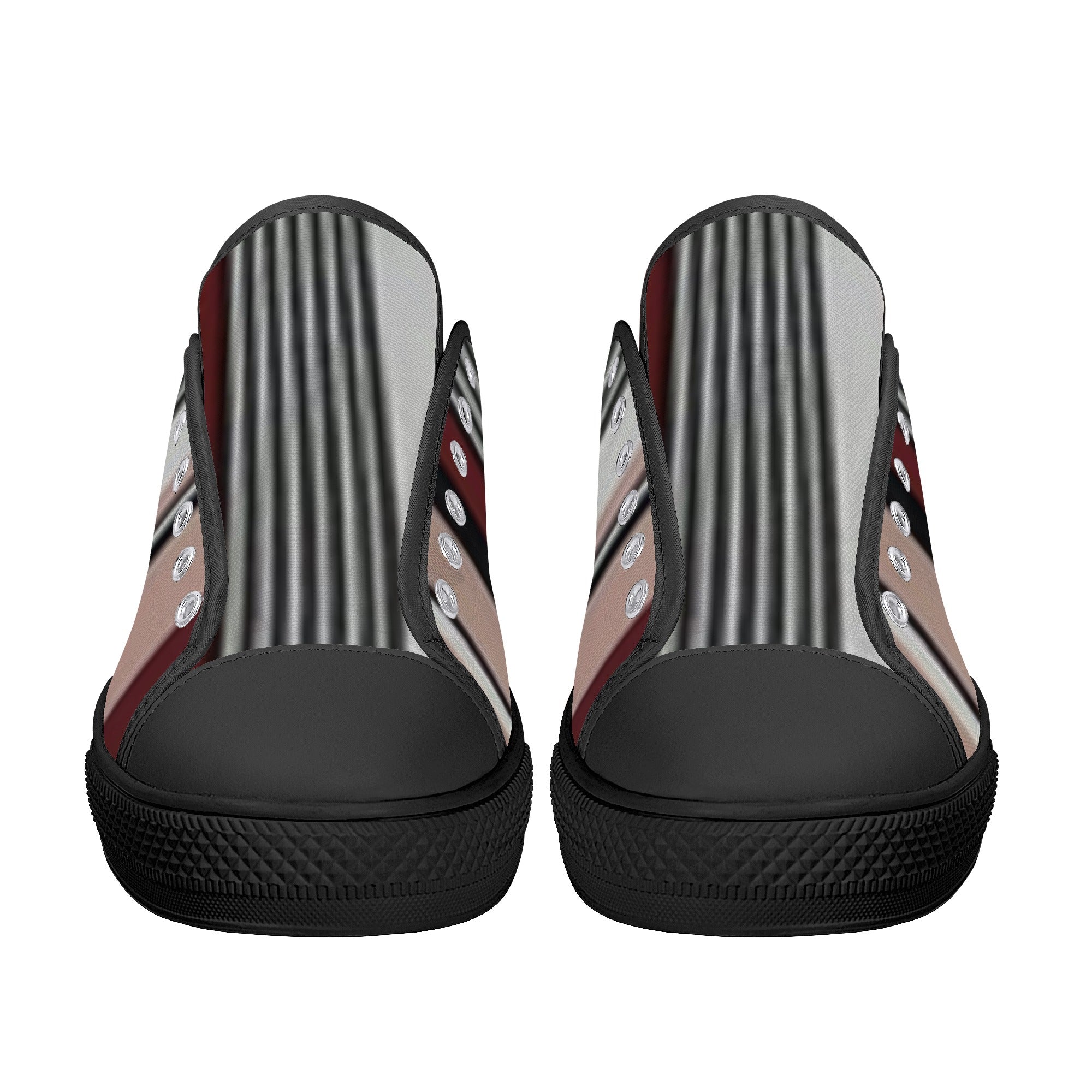 Men's Low Top Canvas Shoes With Customized Tongue - FZwear