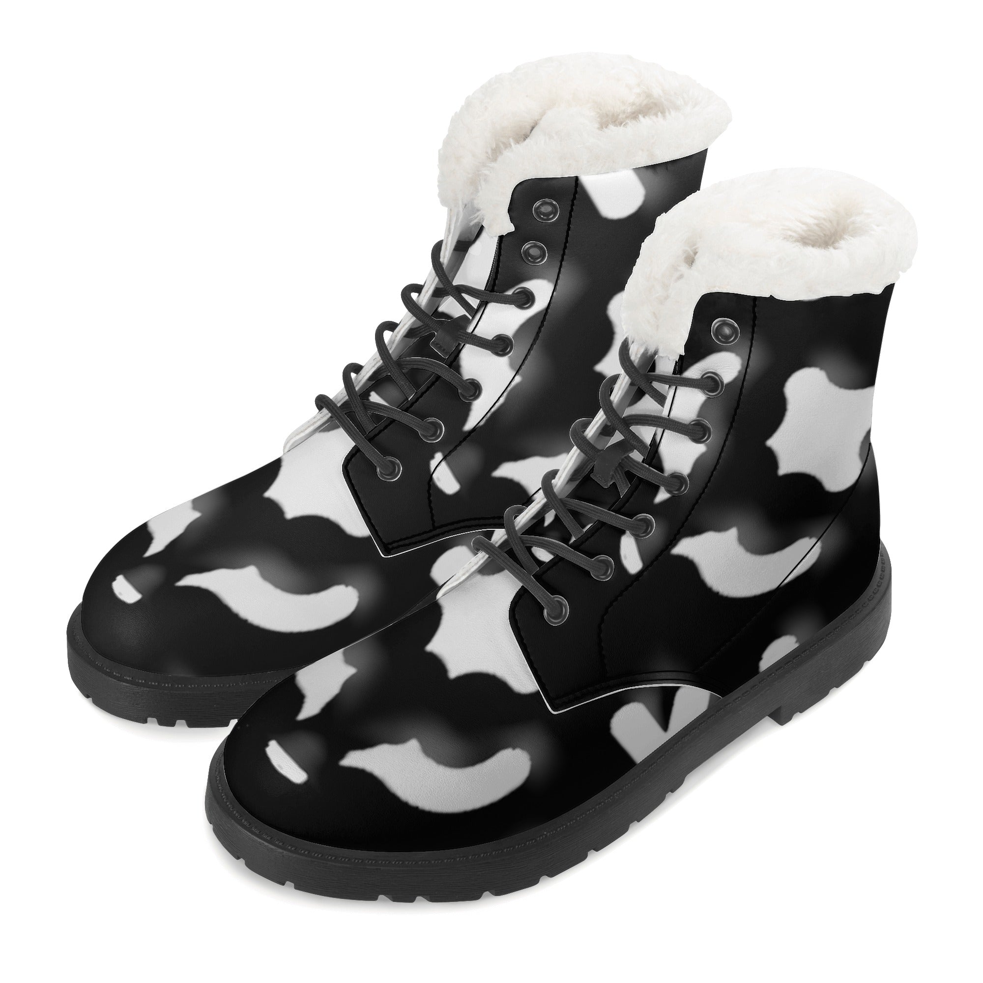 FZ Women's Faux Fur Leather Boots - FZwear