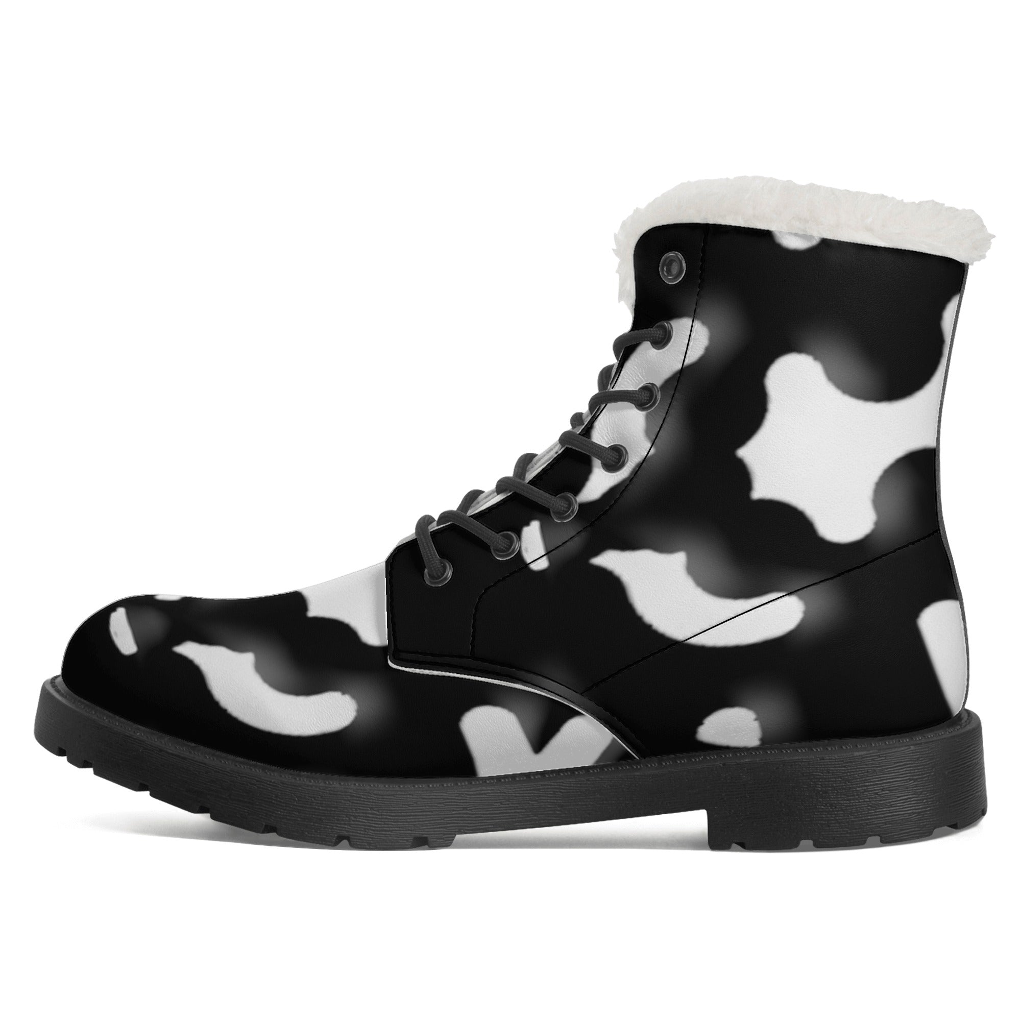 FZ Women's Faux Fur Leather Boots - FZwear