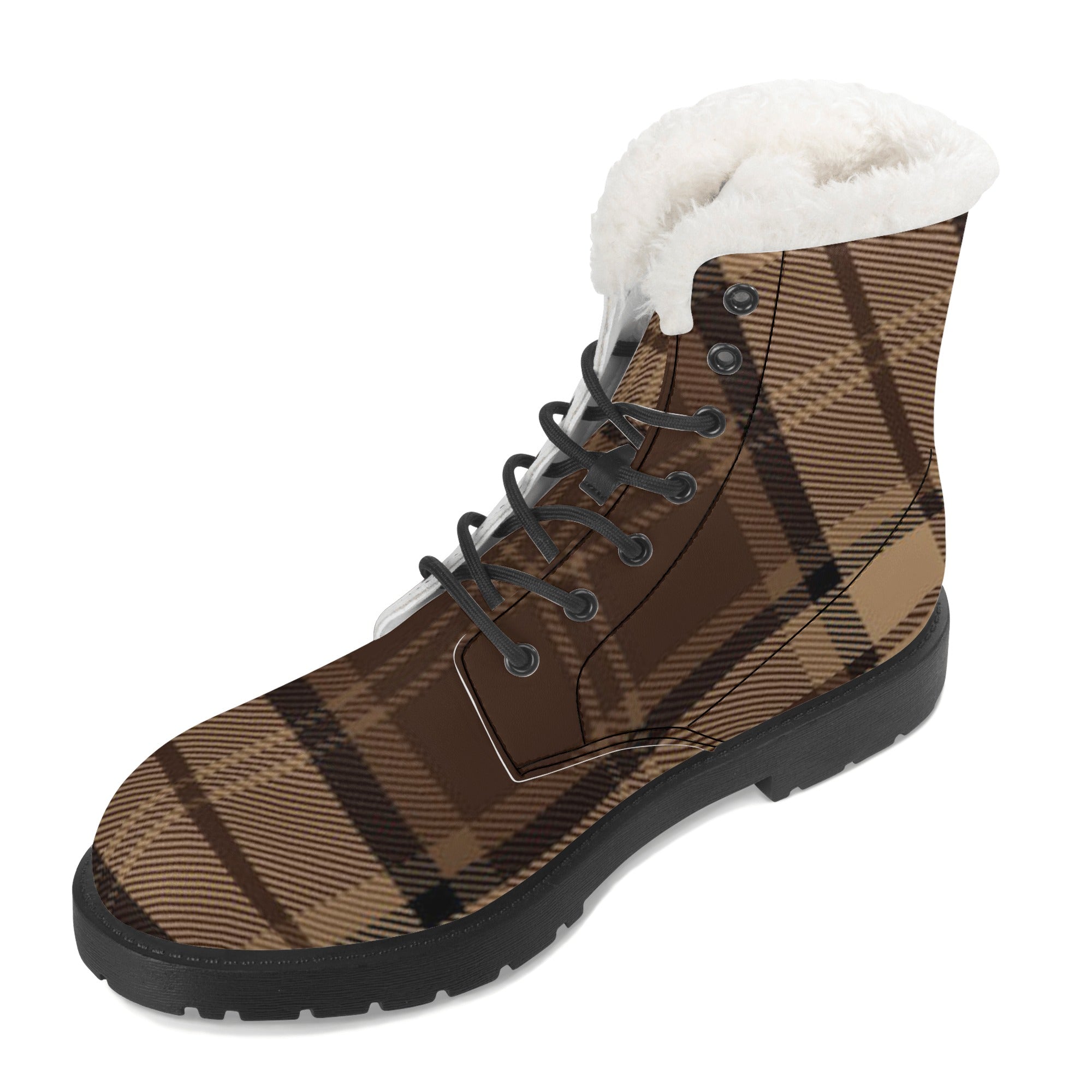 FZ Women's Faux Fur Leather Boots - FZwear