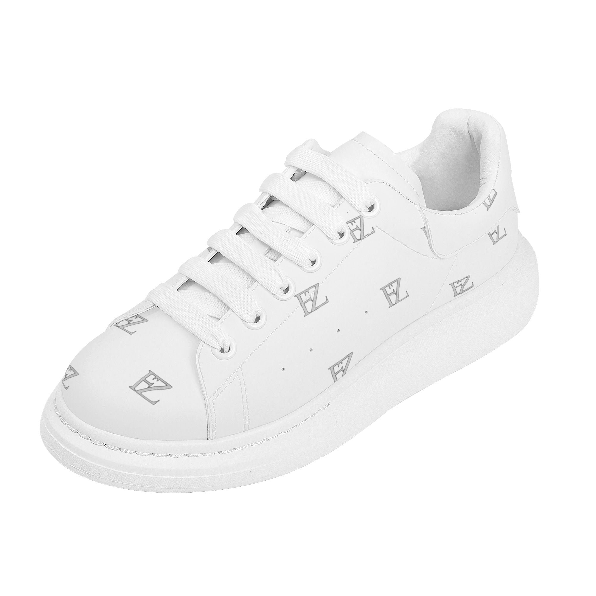 FZ Men's White Tongue Chunky Shoes - FZwear