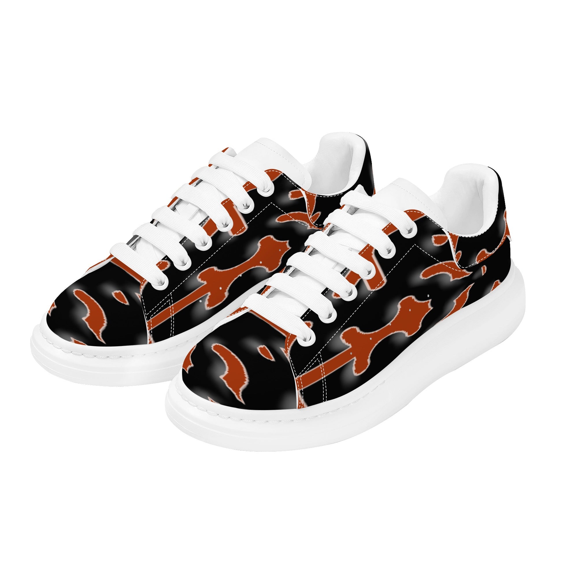 FZ Men's White Tongue Chunky Shoes - FZwear