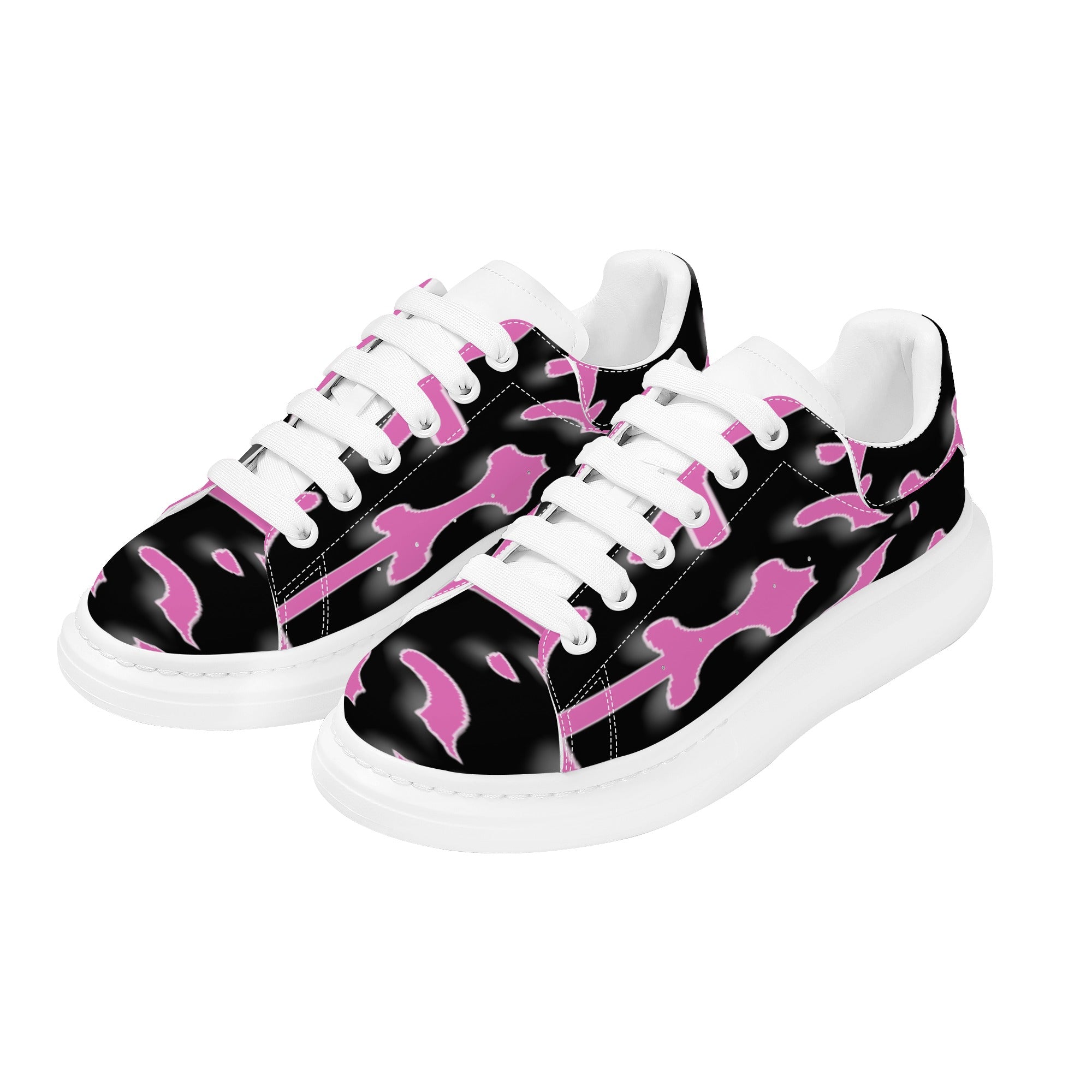 FZ Men's White Tongue Chunky Shoes - FZwear