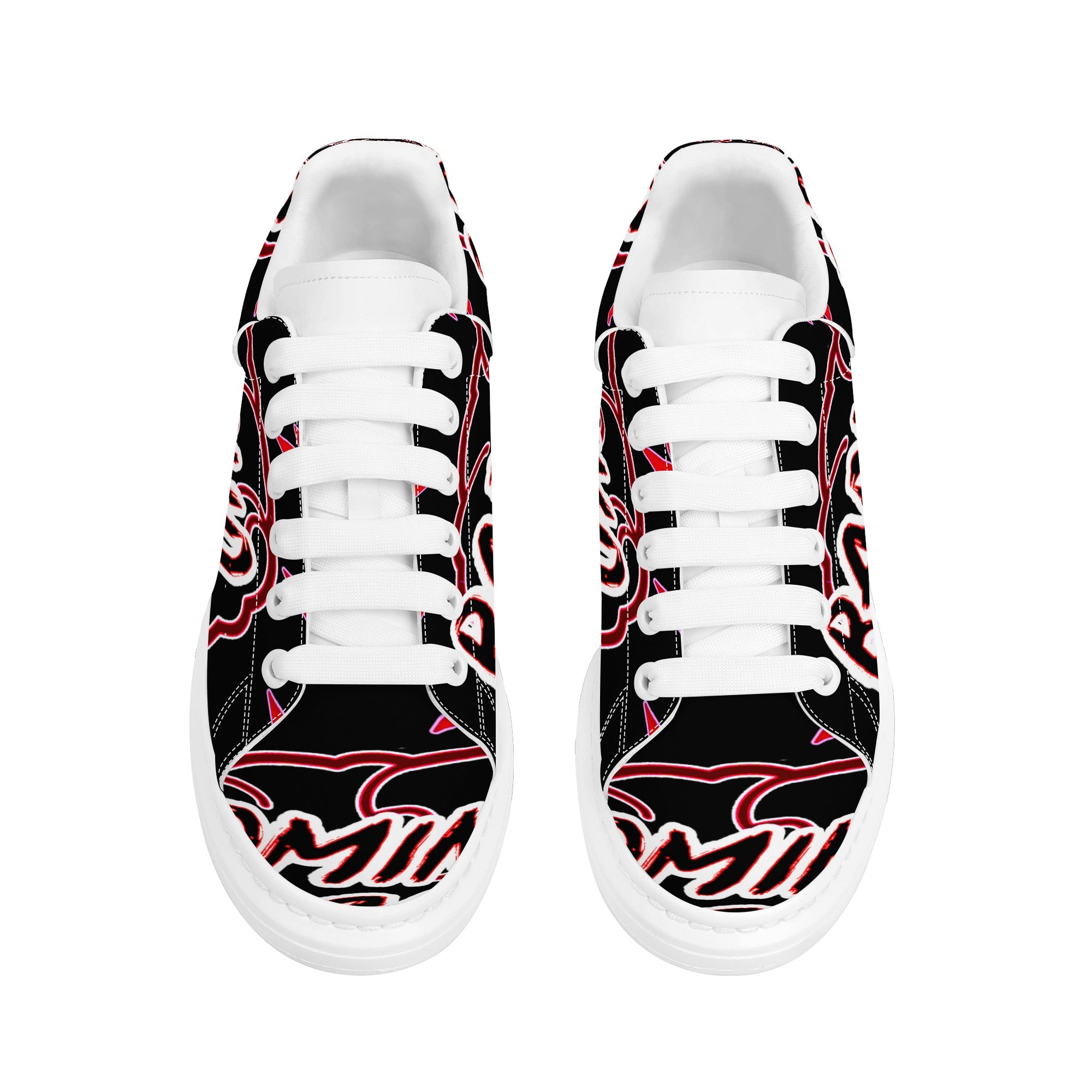 FZ Men's White Tongue Chunky Shoes - FZwear