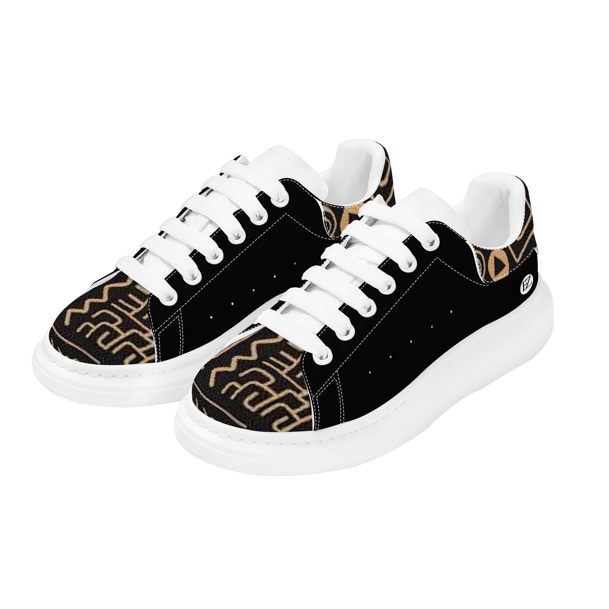 FZ Men's White Tongue Chunky Shoes - FZwear