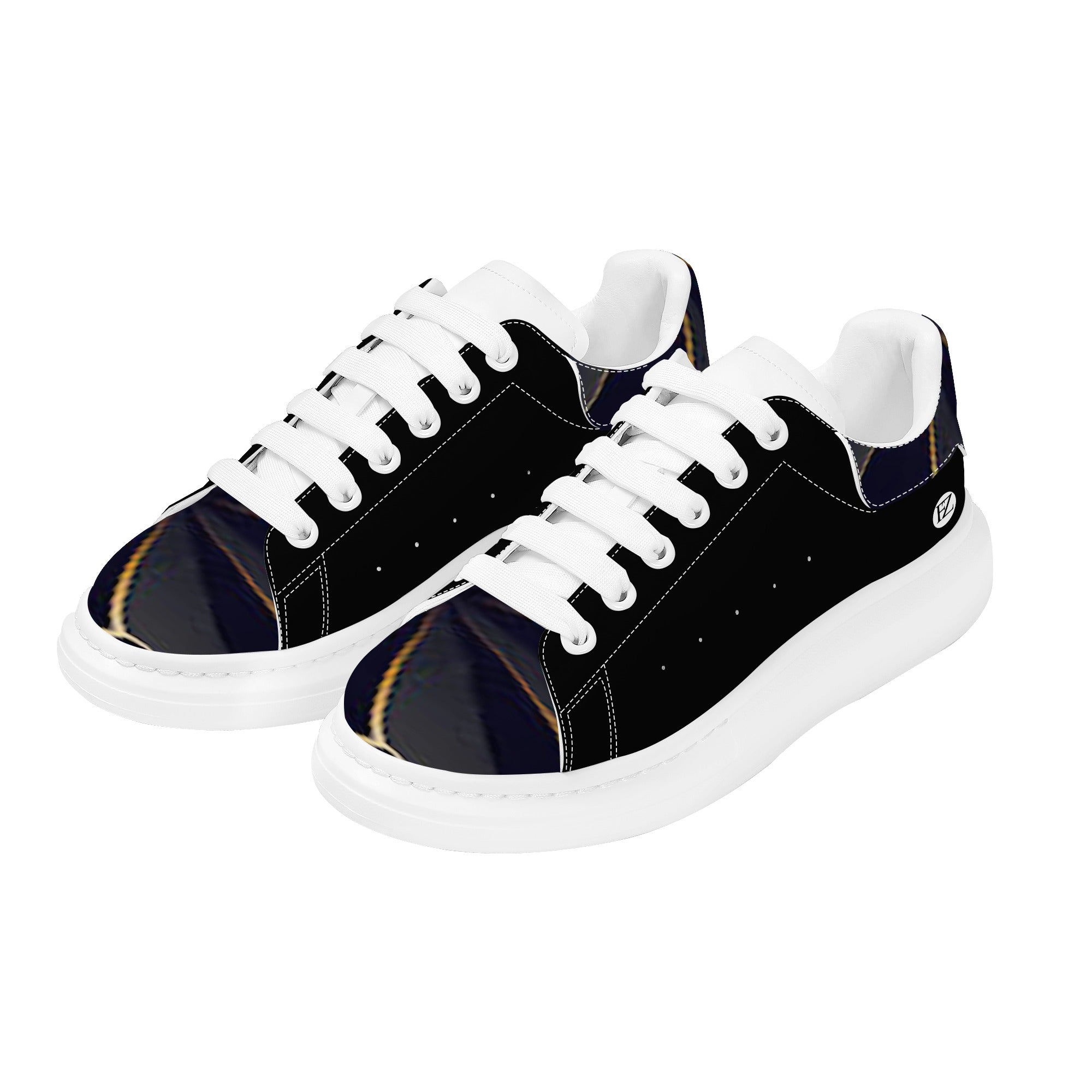 FZ Men's White Tongue Chunky Shoes - FZwear