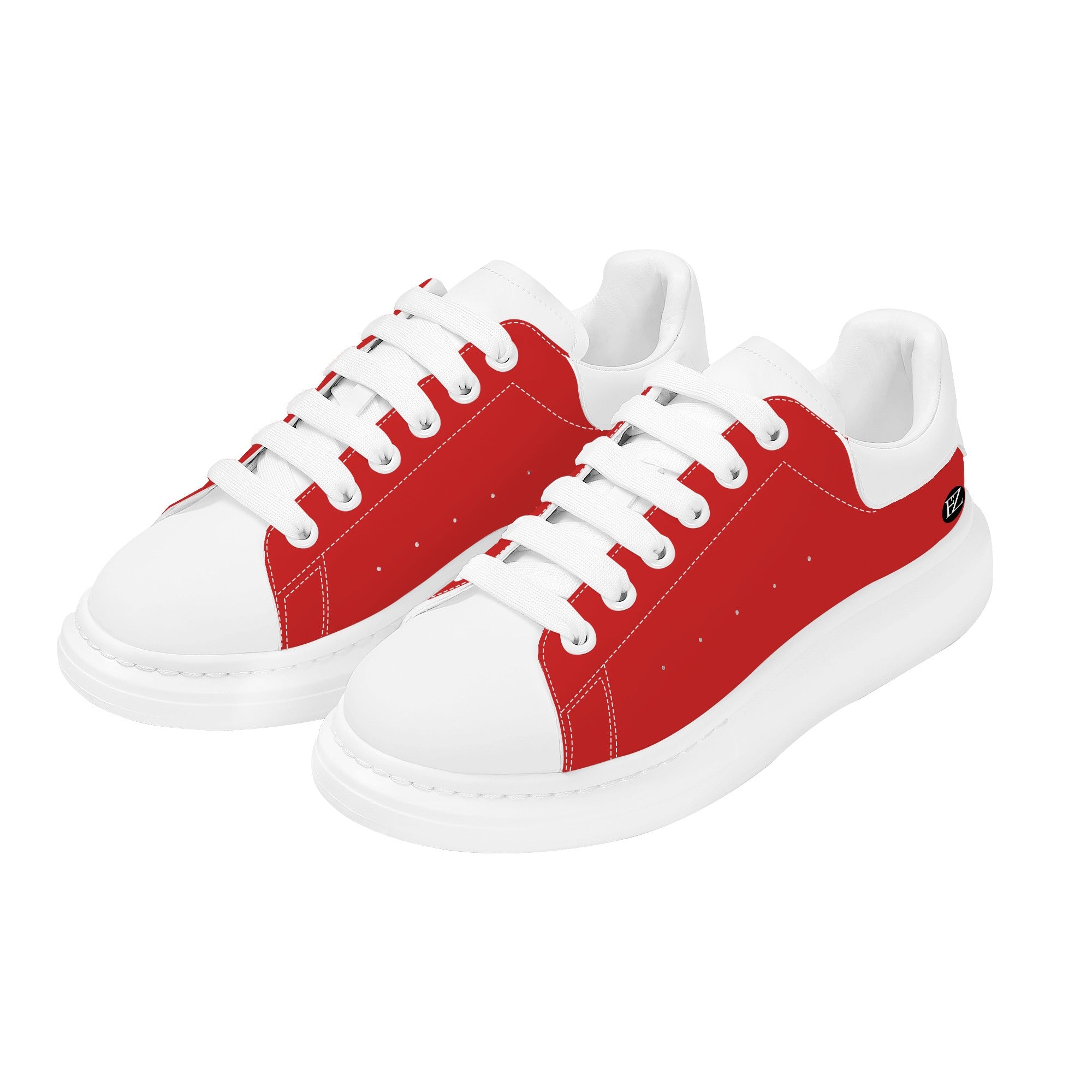 FZ Men's White Tongue Chunky Shoes - FZwear