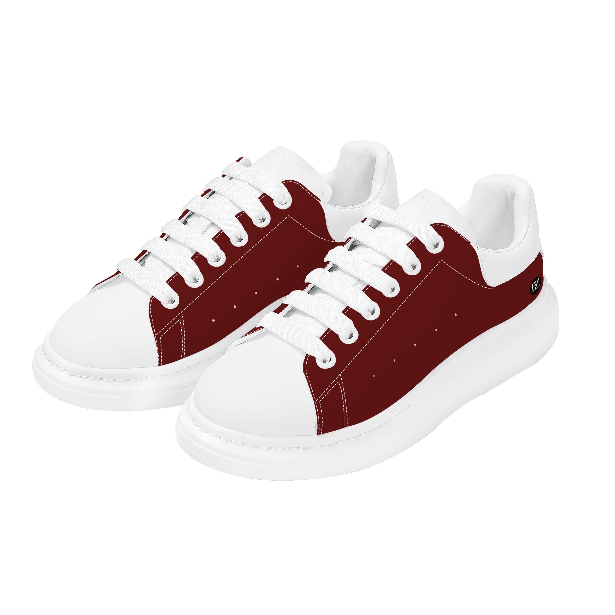FZ Men's White Tongue Chunky Shoes - FZwear