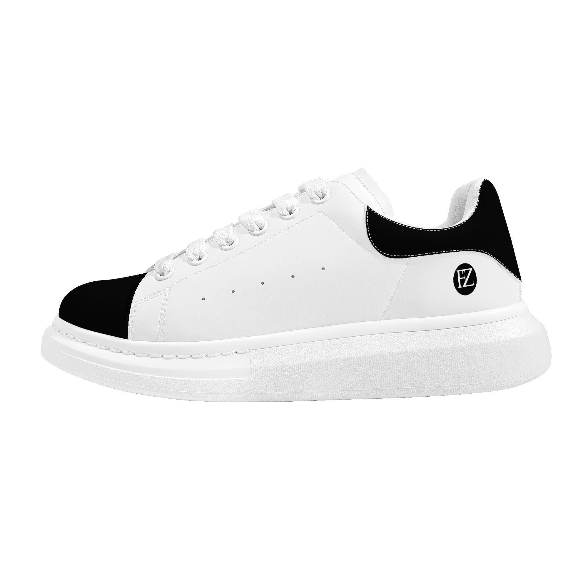 FZ Men's White Tongue Chunky Shoes - FZwear
