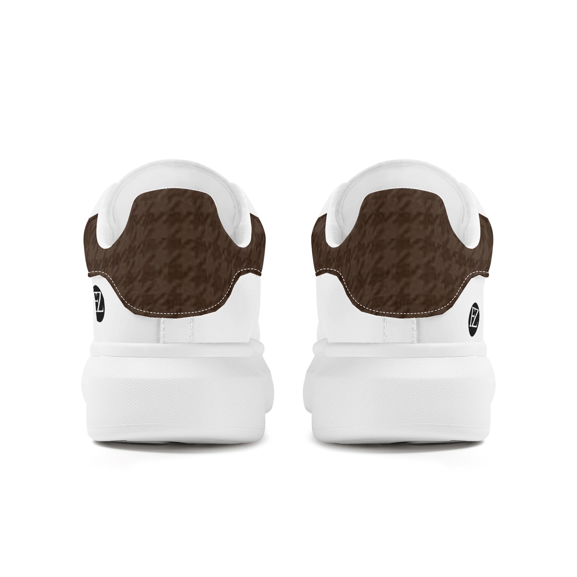 FZ Men's White Tongue Chunky Shoes - FZwear