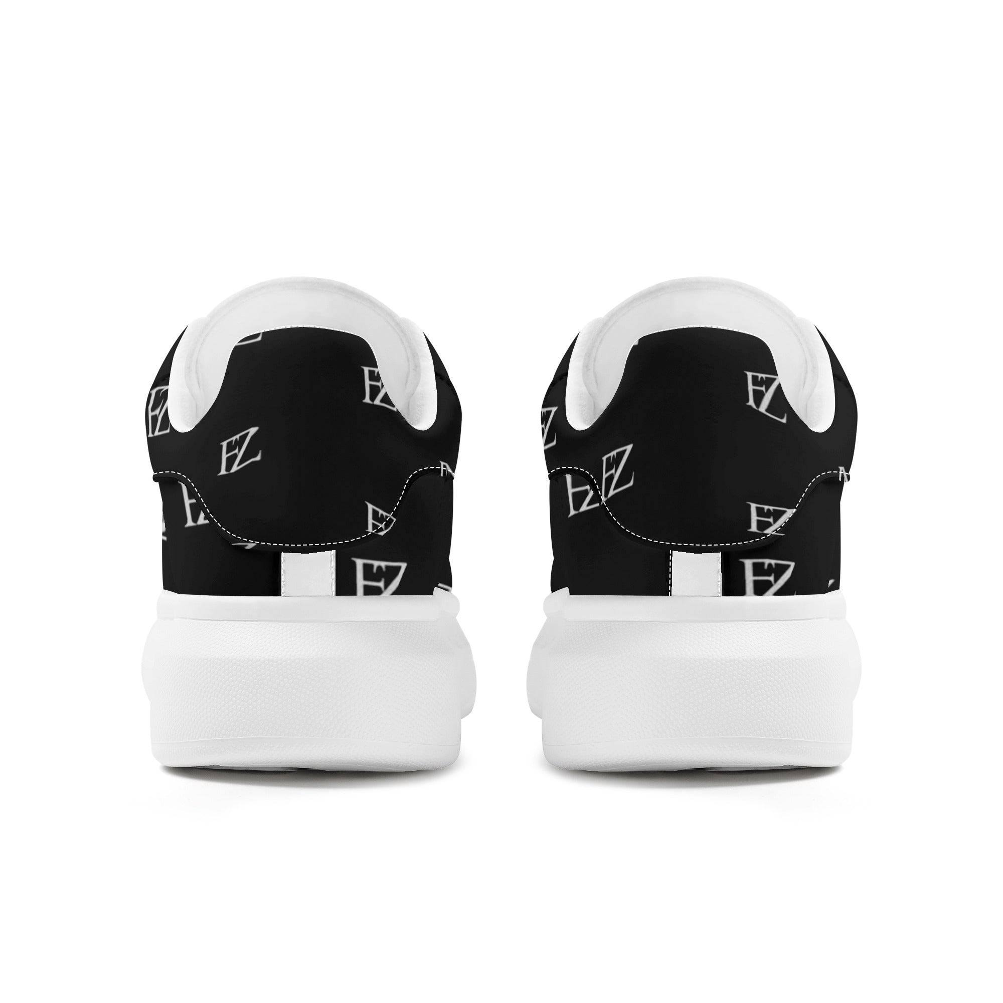 FZ Women's White Tongue Low Top Chunky Shoes - FZwear