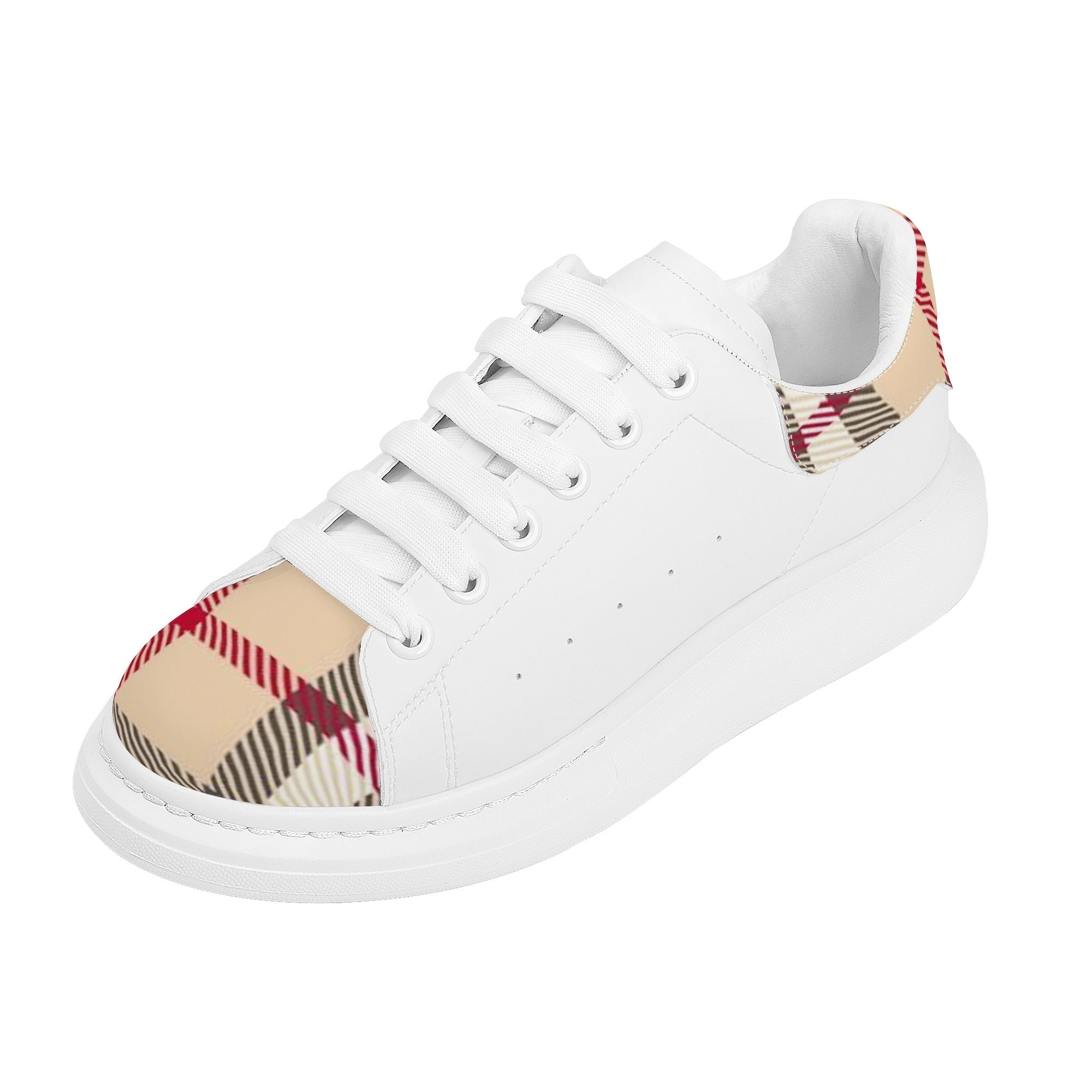 FZ Men's White Tongue Chunky Shoes - FZwear