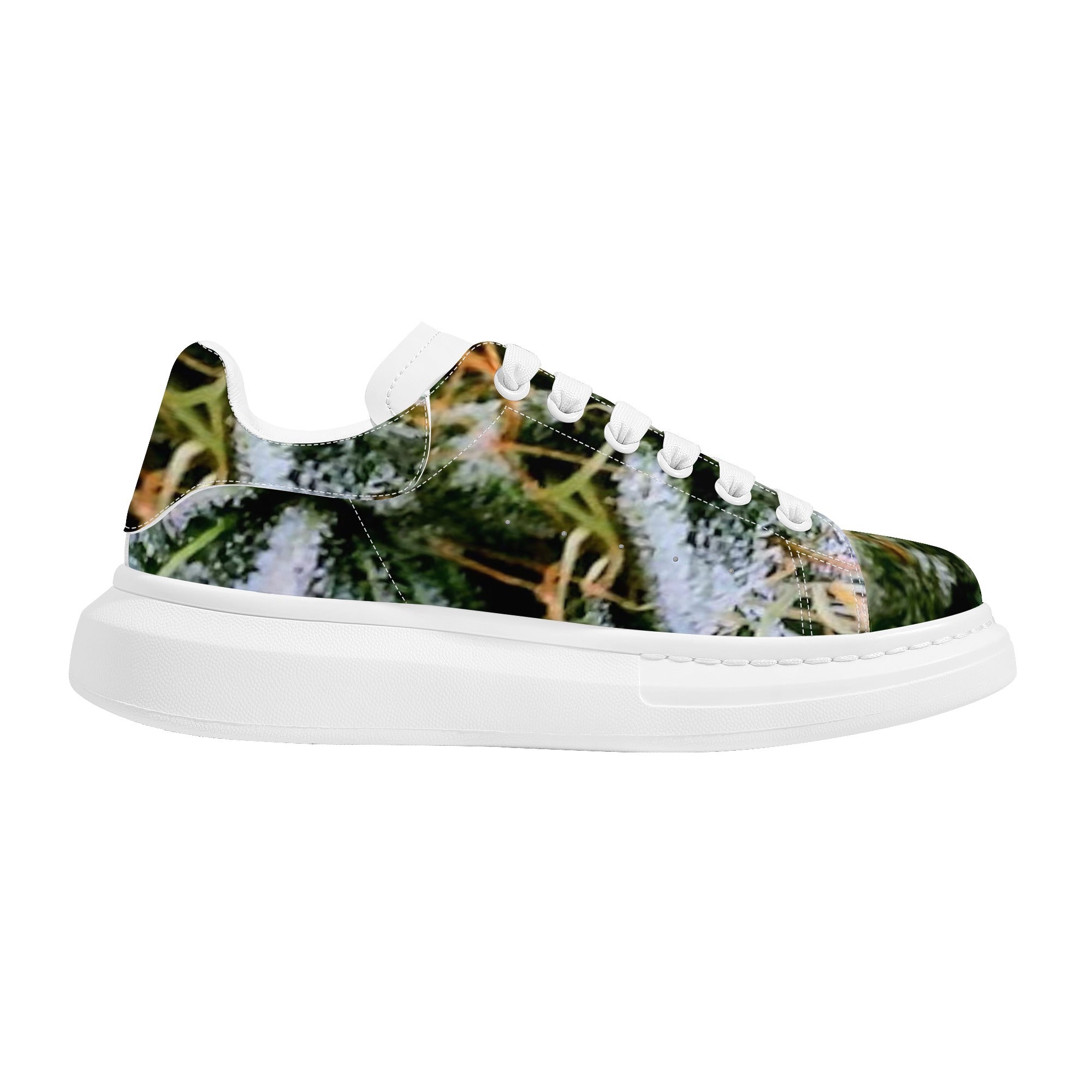 FZ Men's White Tongue Weed Chunky Shoes - FZwear