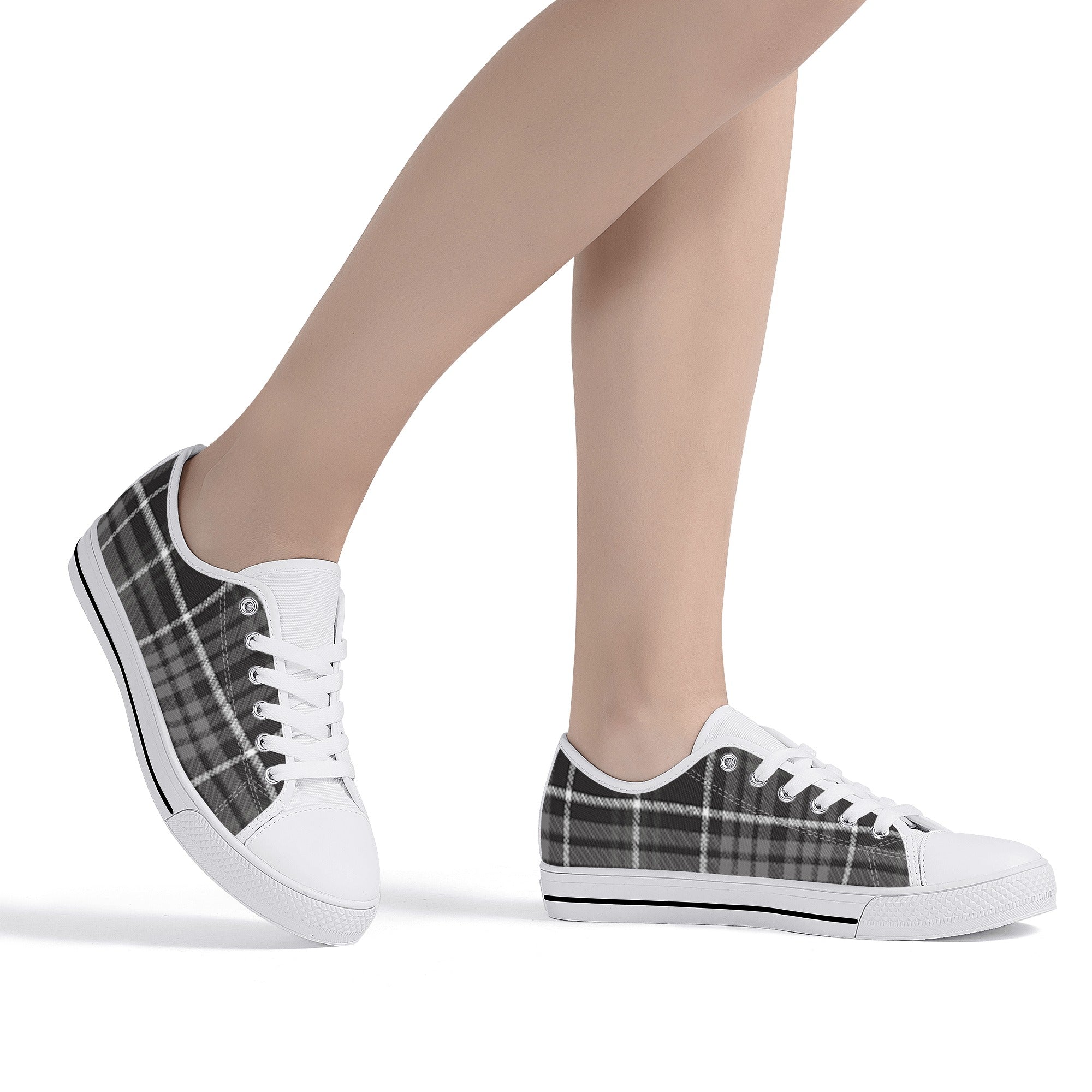 FZ Women's Lightweight White Tongue Canvas Shoes - FZwear