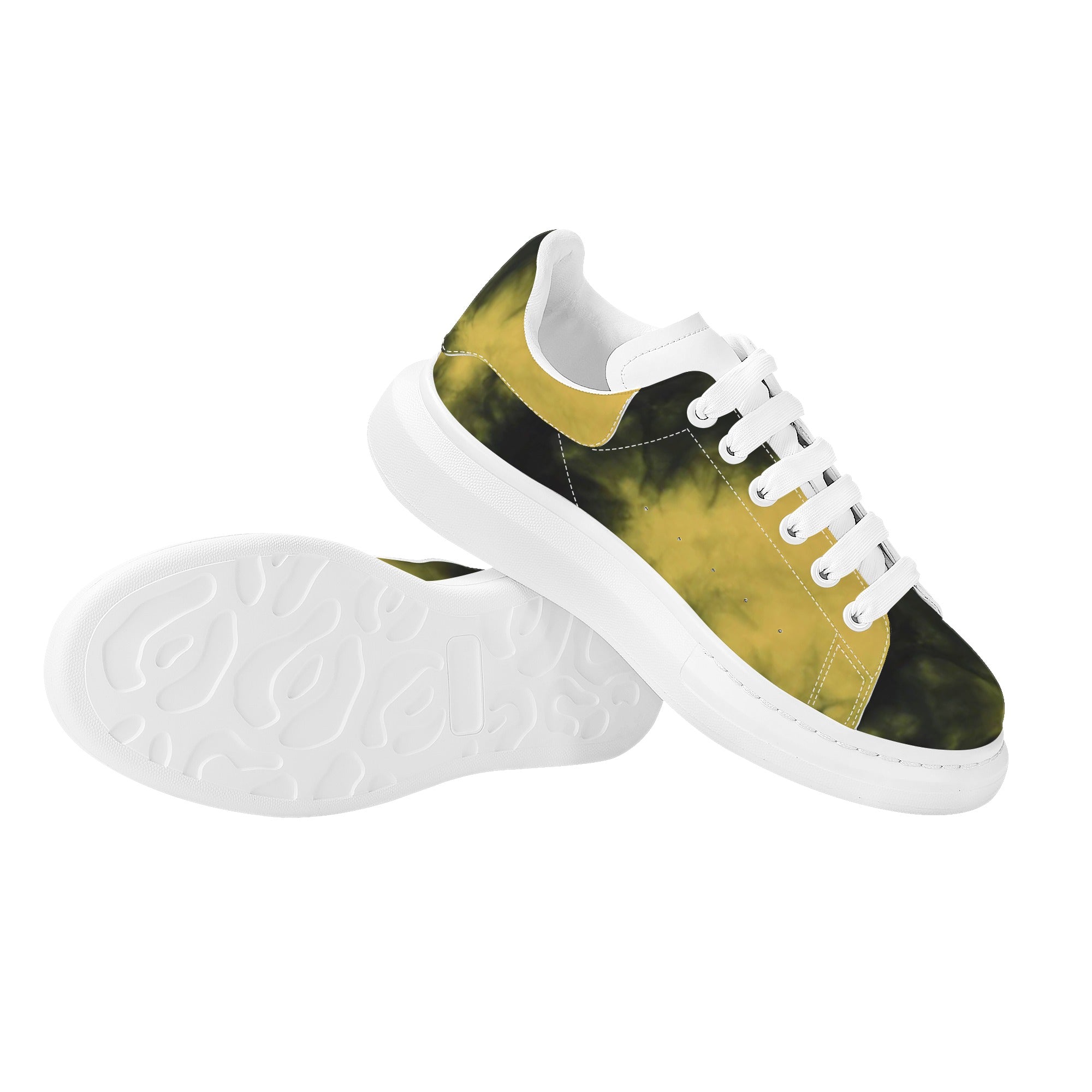 FZ Men's White Tongue Chunky Shoes - FZwear