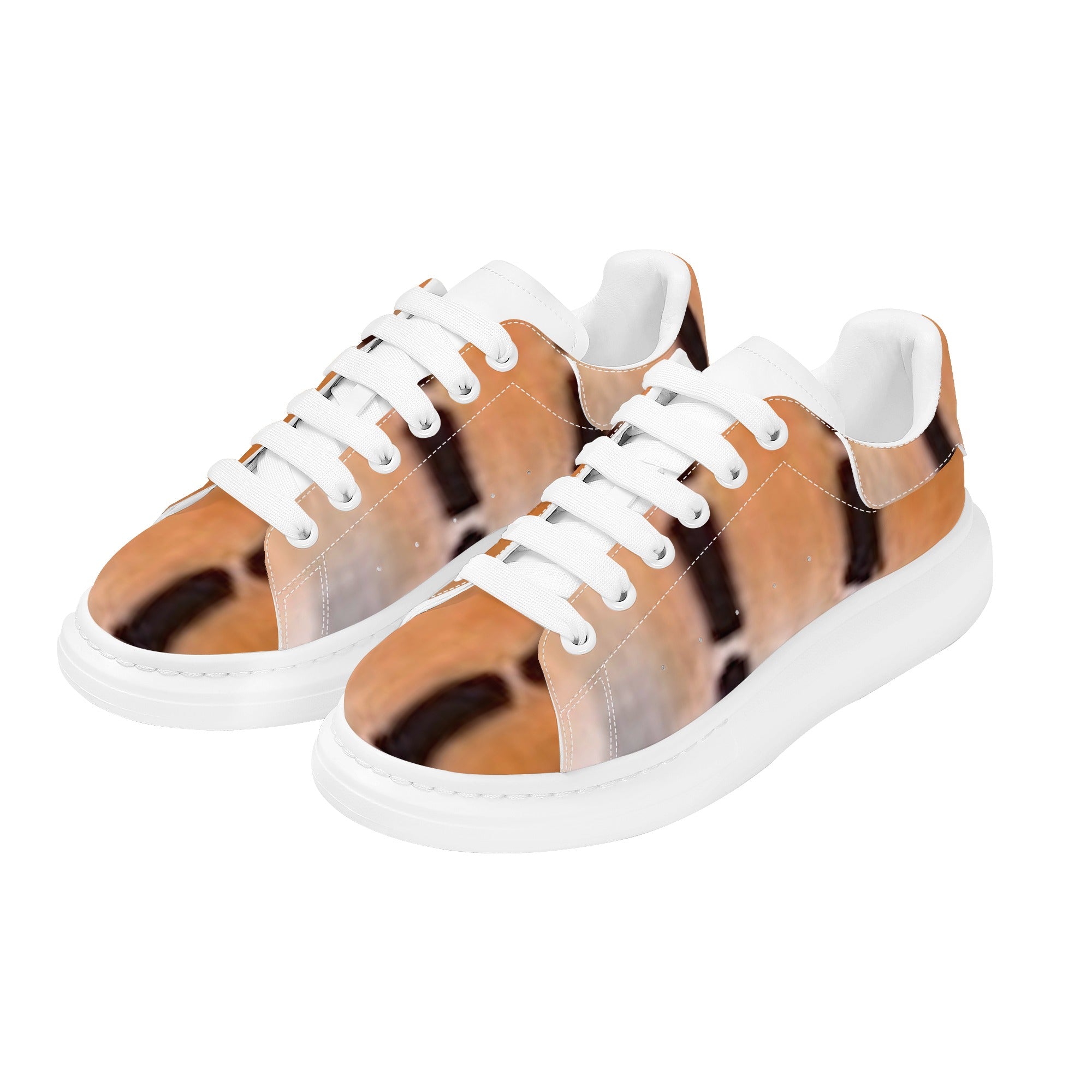 FZ Men's White Tongue Chunky Shoes - FZwear