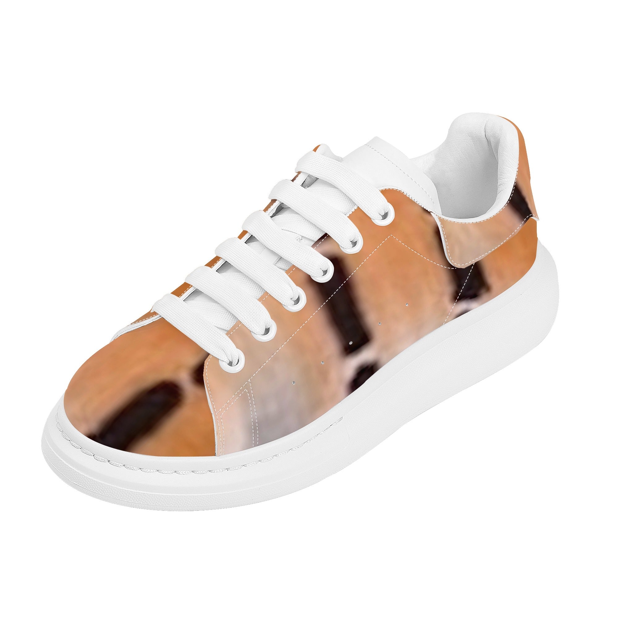 FZ Men's White Tongue Chunky Shoes - FZwear