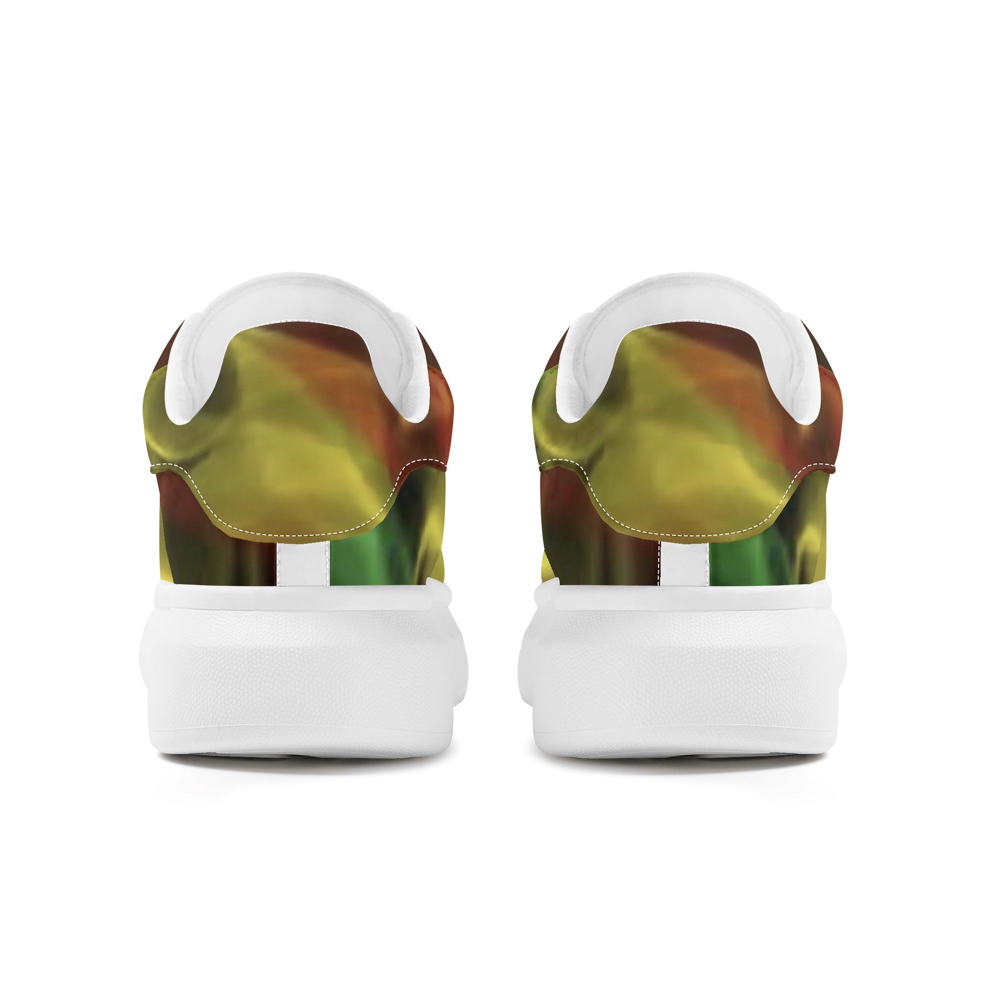 FZ Women's White Tongue Low Top Chunky Shoes - FZwear