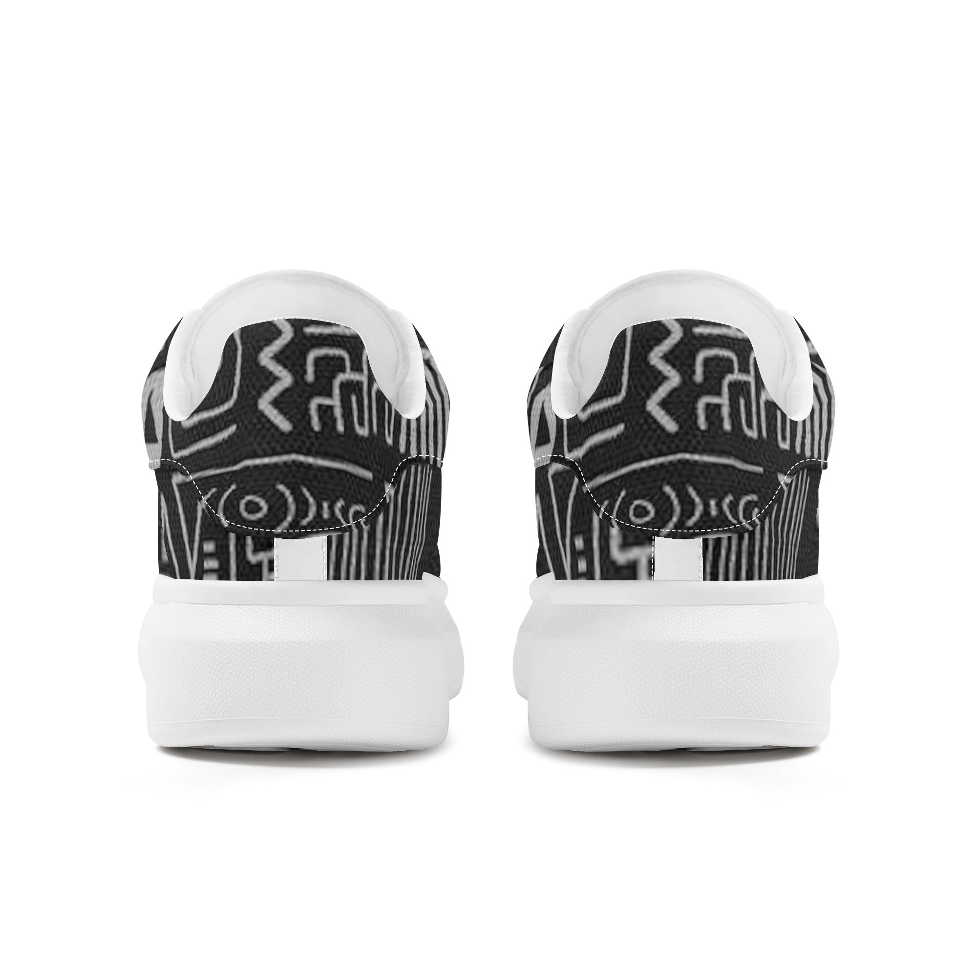 FZ Men's White Tongue Chunky Shoes - FZwear