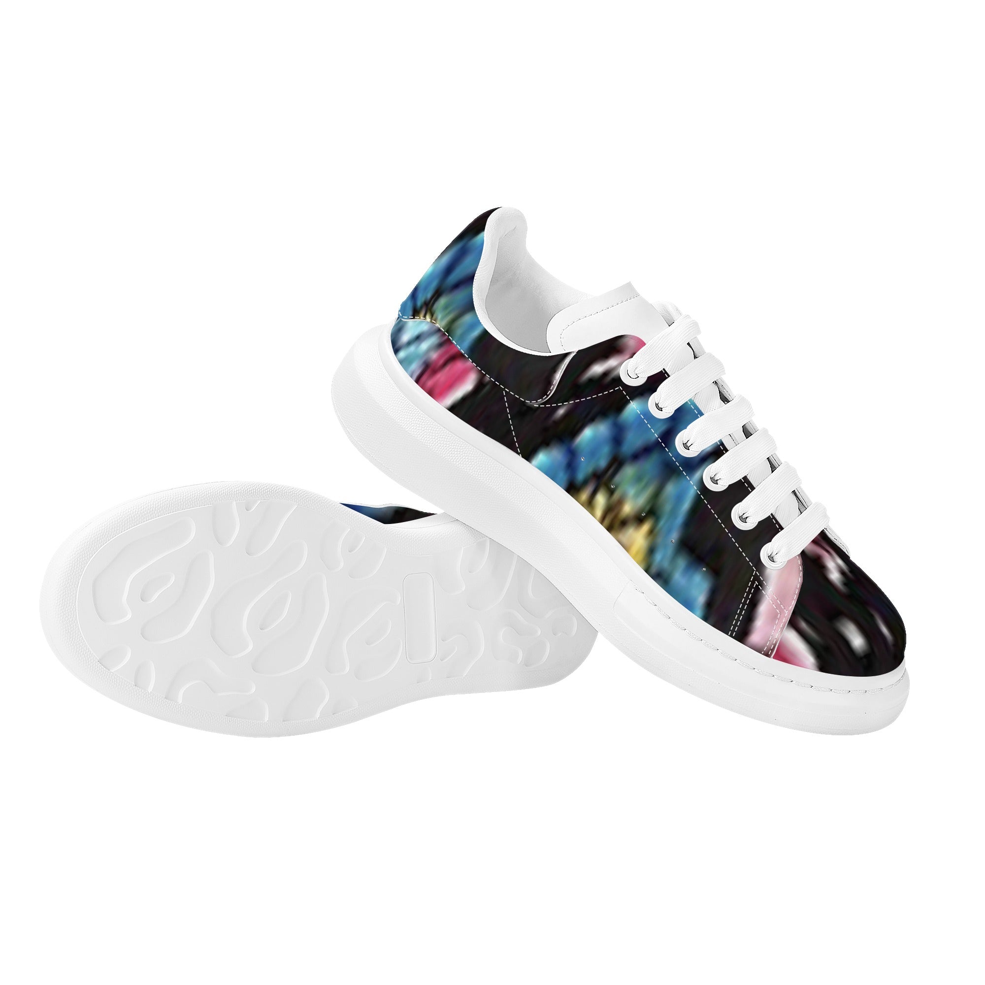 FZ Men's White Tongue Chunky Shoes - FZwear