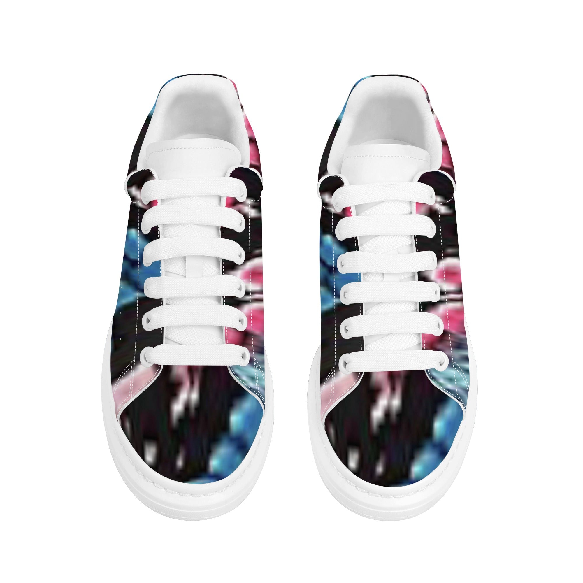 FZ Women's White Tongue Low Top Chunky Shoes - FZwear