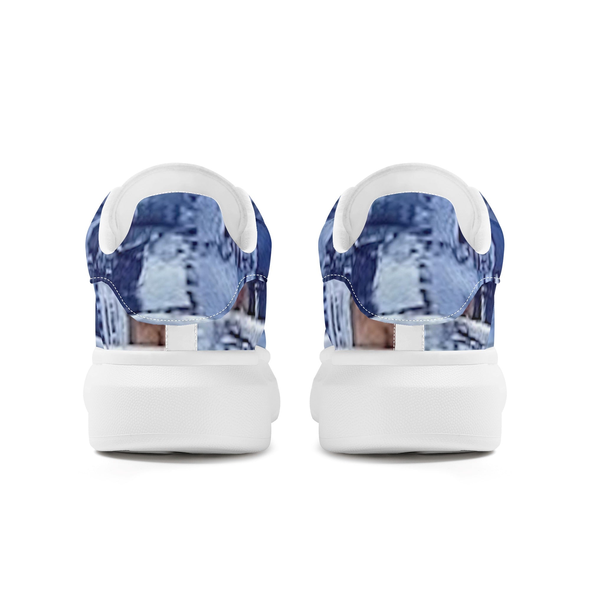 FZ Women's White Tongue Low Top Chunky Shoes - FZwear