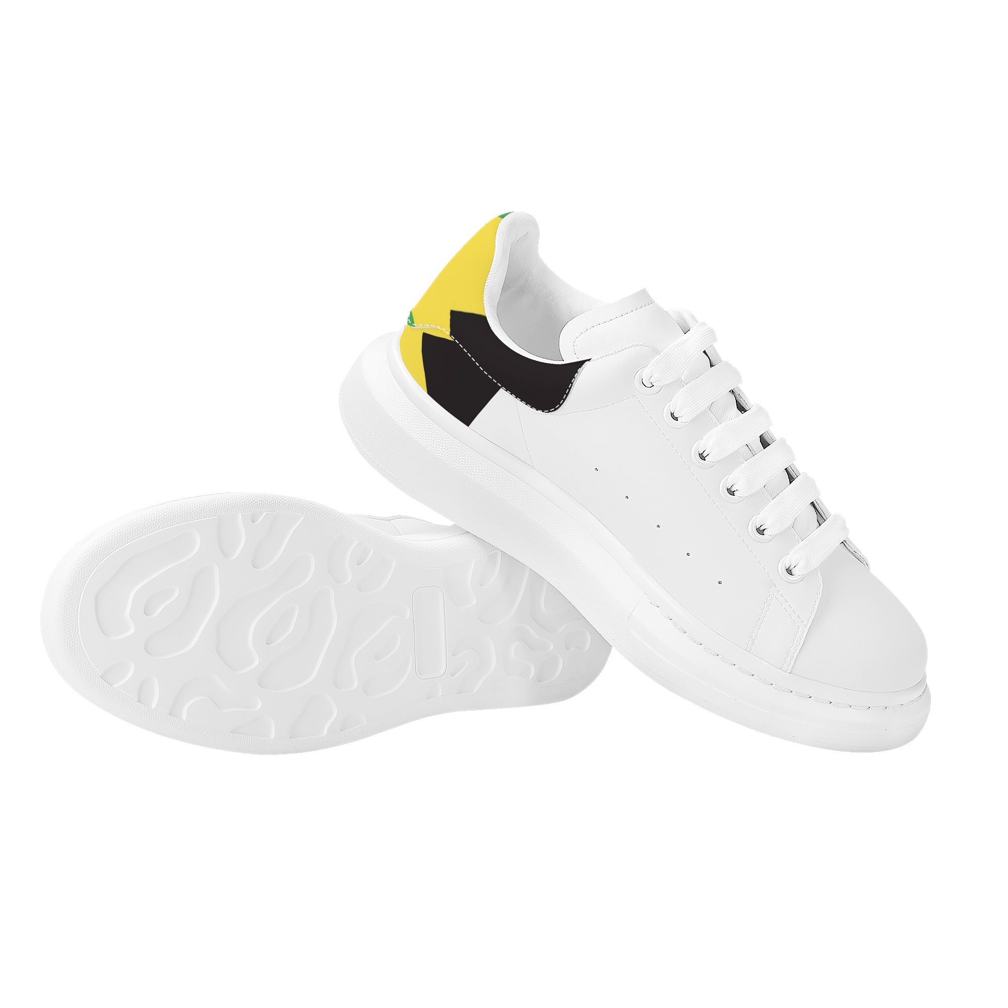 FZ Mens Yaad White Tongue Chunky Shoes - FZwear