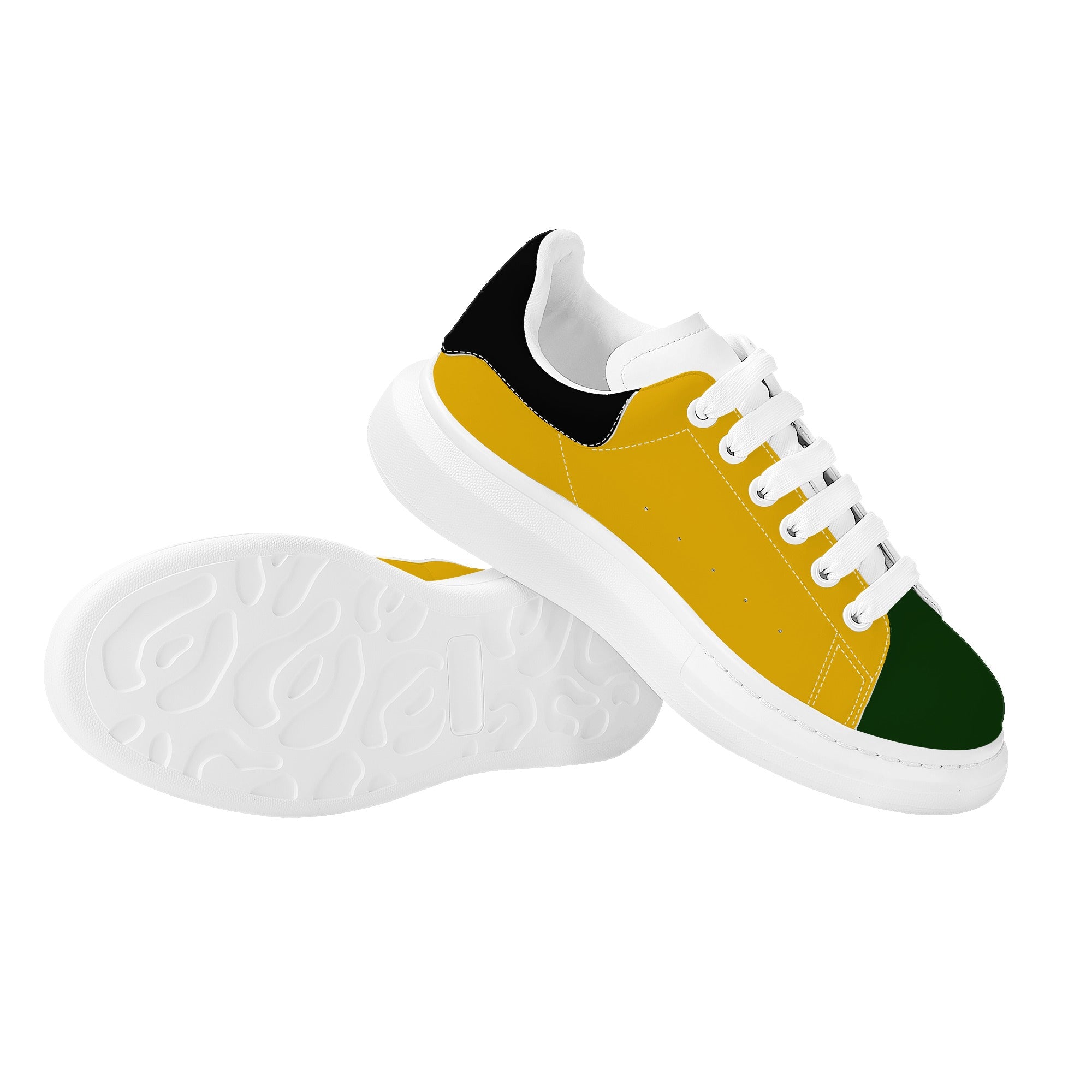 FZ Mens Yaad White Tongue Chunky Shoes - FZwear