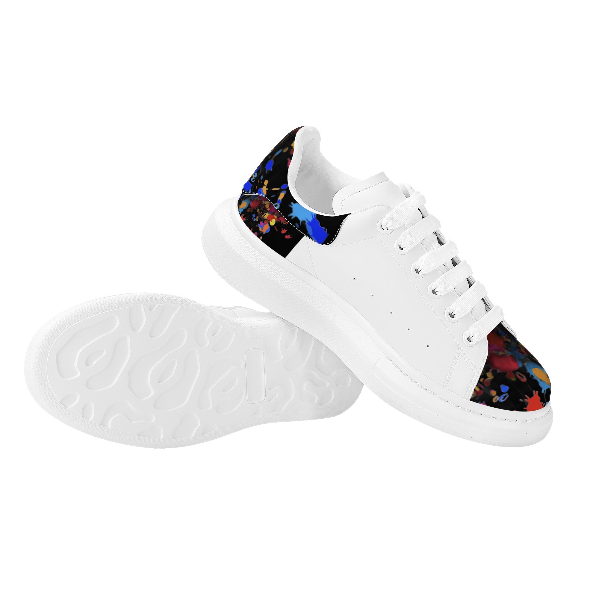 FZ Mens White Tongue Chunky Shoes - FZwear