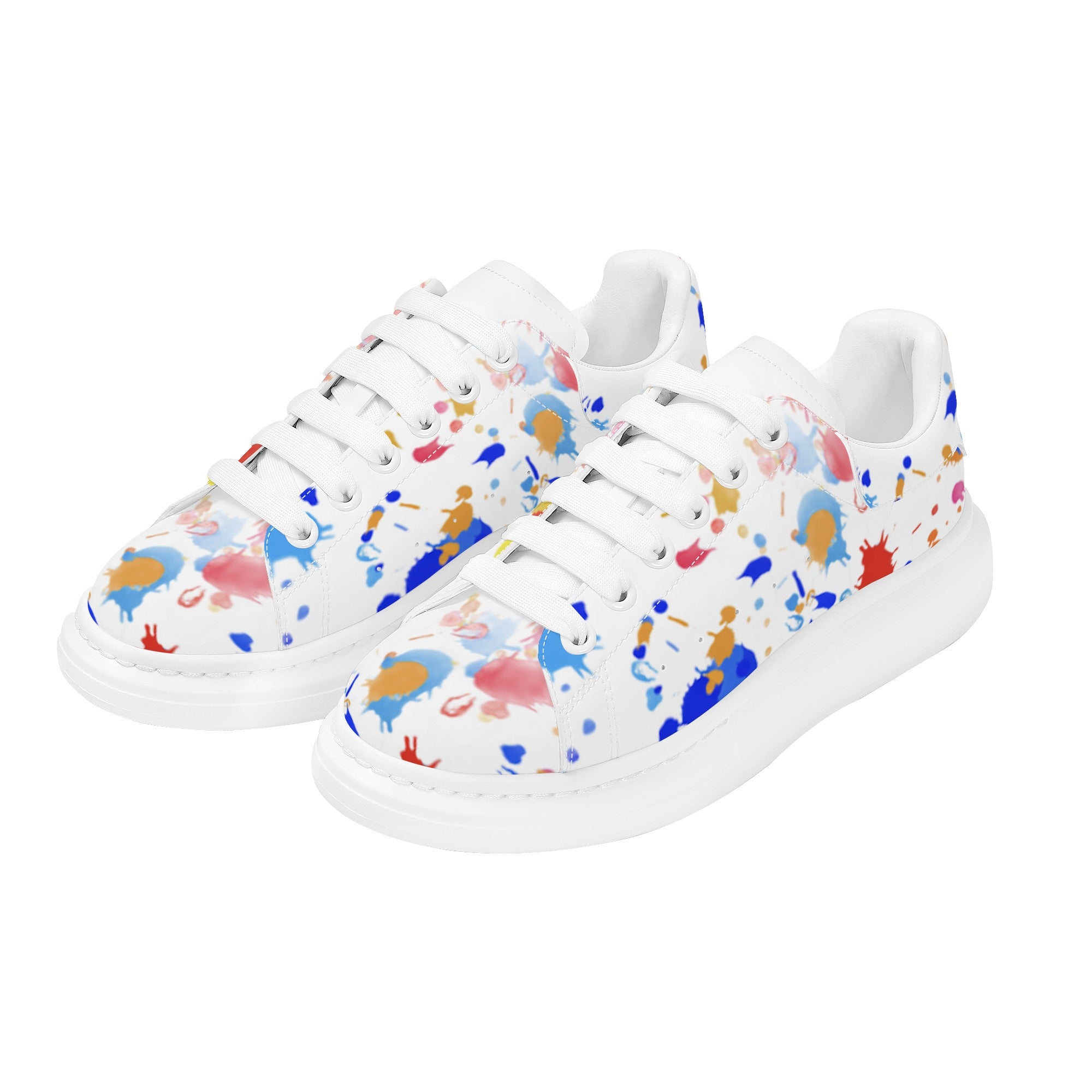 FZ Mens White Tongue Chunky Shoes - FZwear