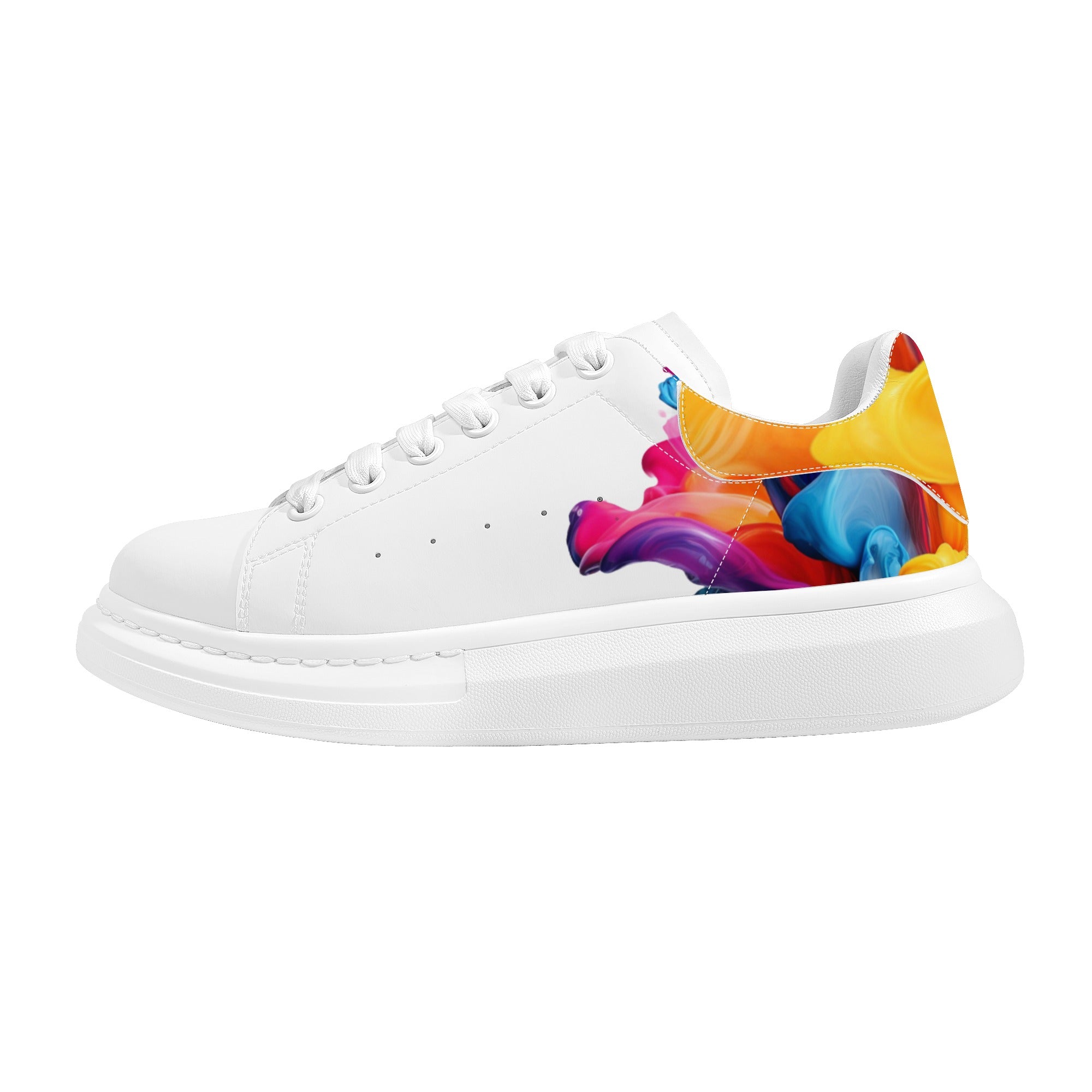 FZ Men's White Tongue Chunky Shoes - FZwear