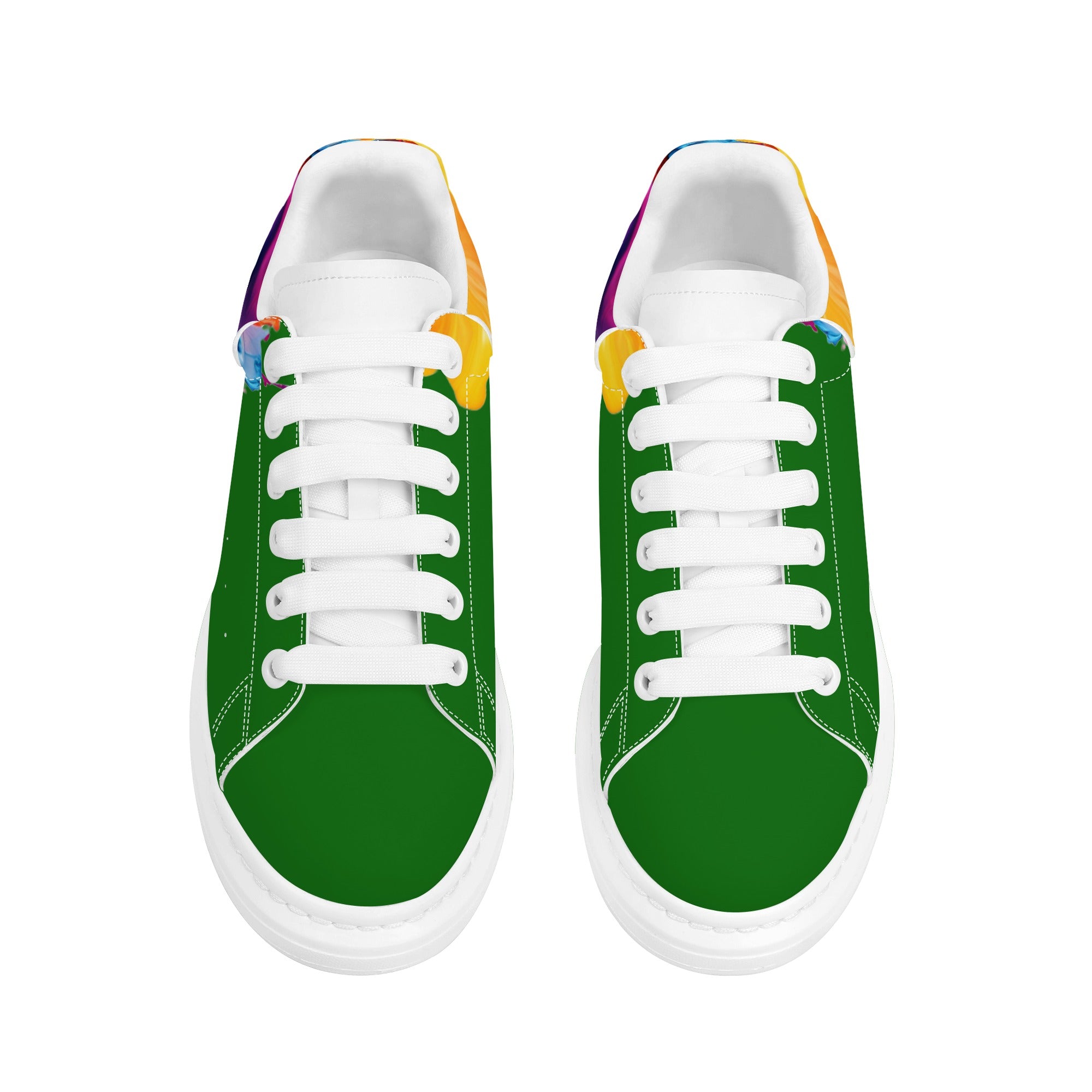 FZ Men's White Tongue Chunky Shoes - FZwear