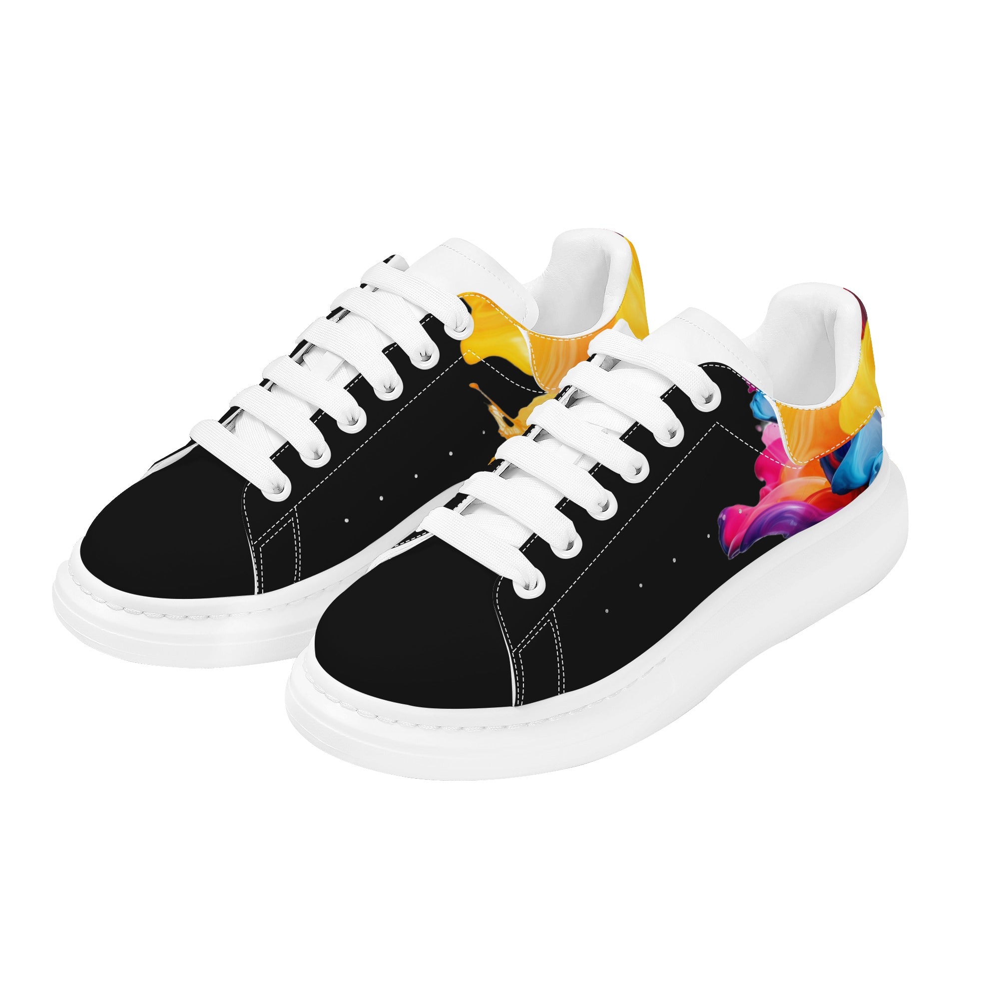 FZ Mens White Tongue Chunky Shoes - FZwear