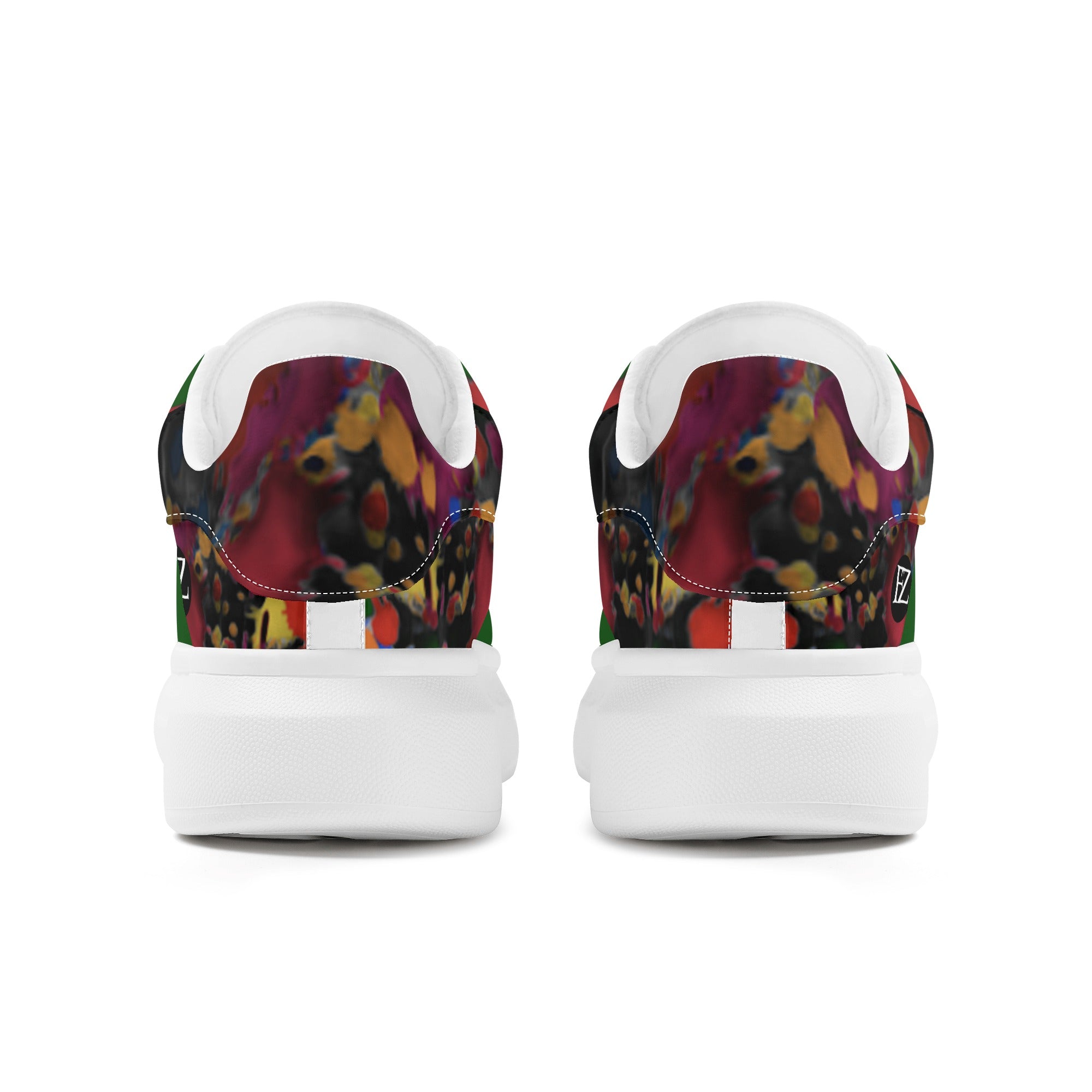 FZ Mens White Tongue Chunky Shoes - FZwear