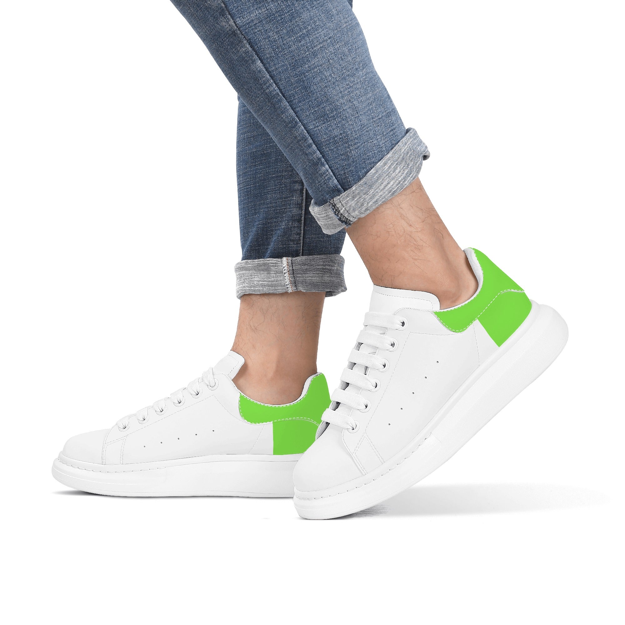 FZ Mens White Tongue Chunky Shoes - FZwear