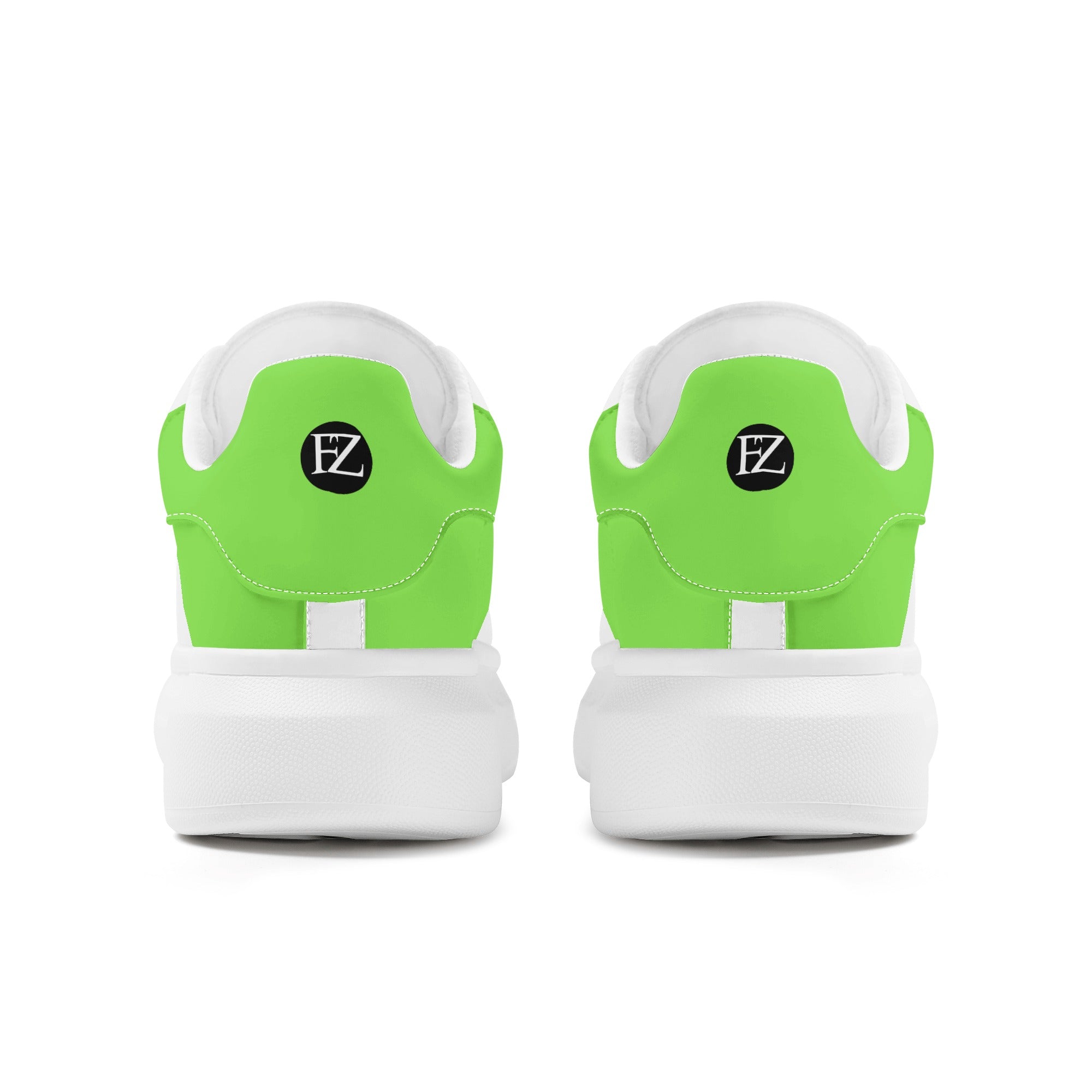 FZ Mens White Tongue Chunky Shoes - FZwear