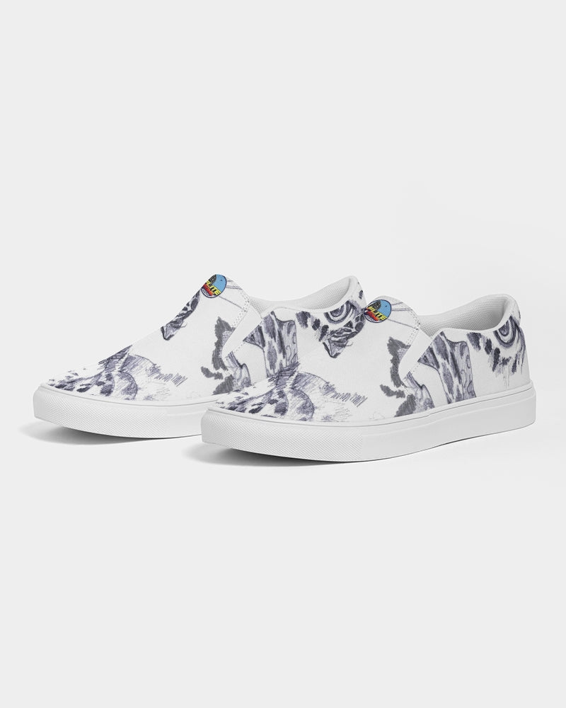 custom flite women's slip-on canvas shoe