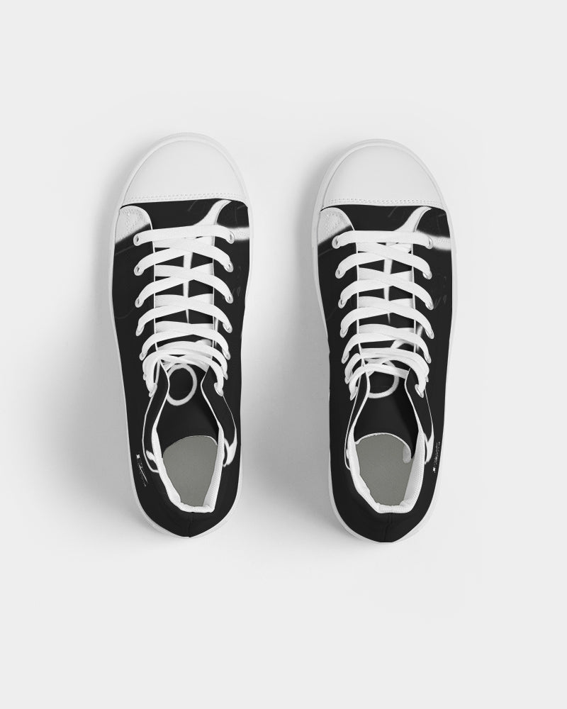 bull men's hightop canvas shoe