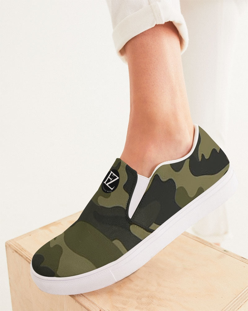 darker shade women's slip-on canvas shoe